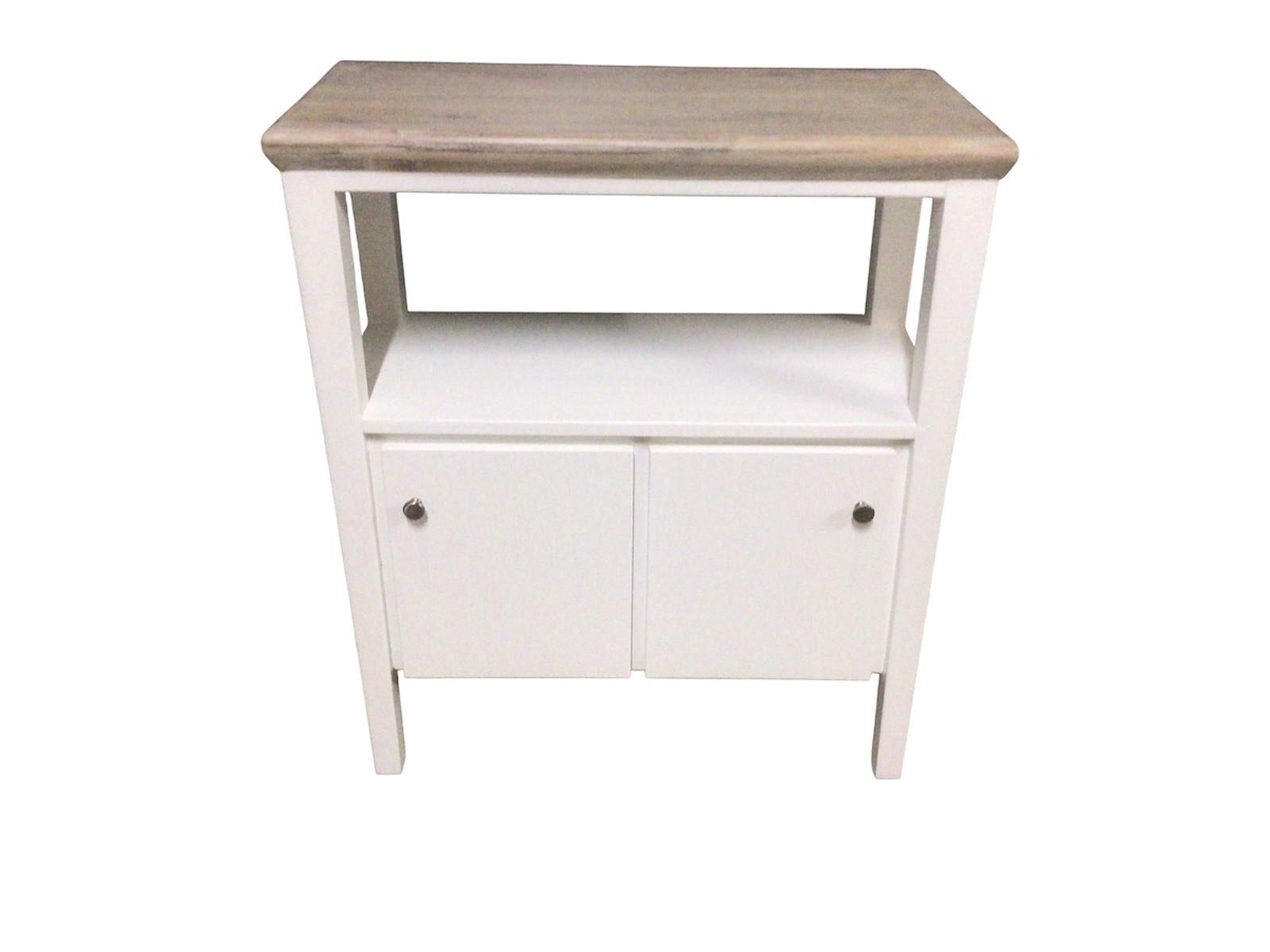 Mia Small Oak Sideboard painted Oxford White