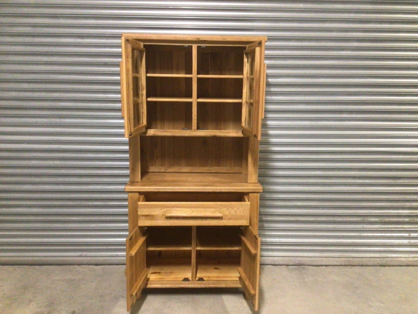 Tommy Oak Small Buffet Hutch