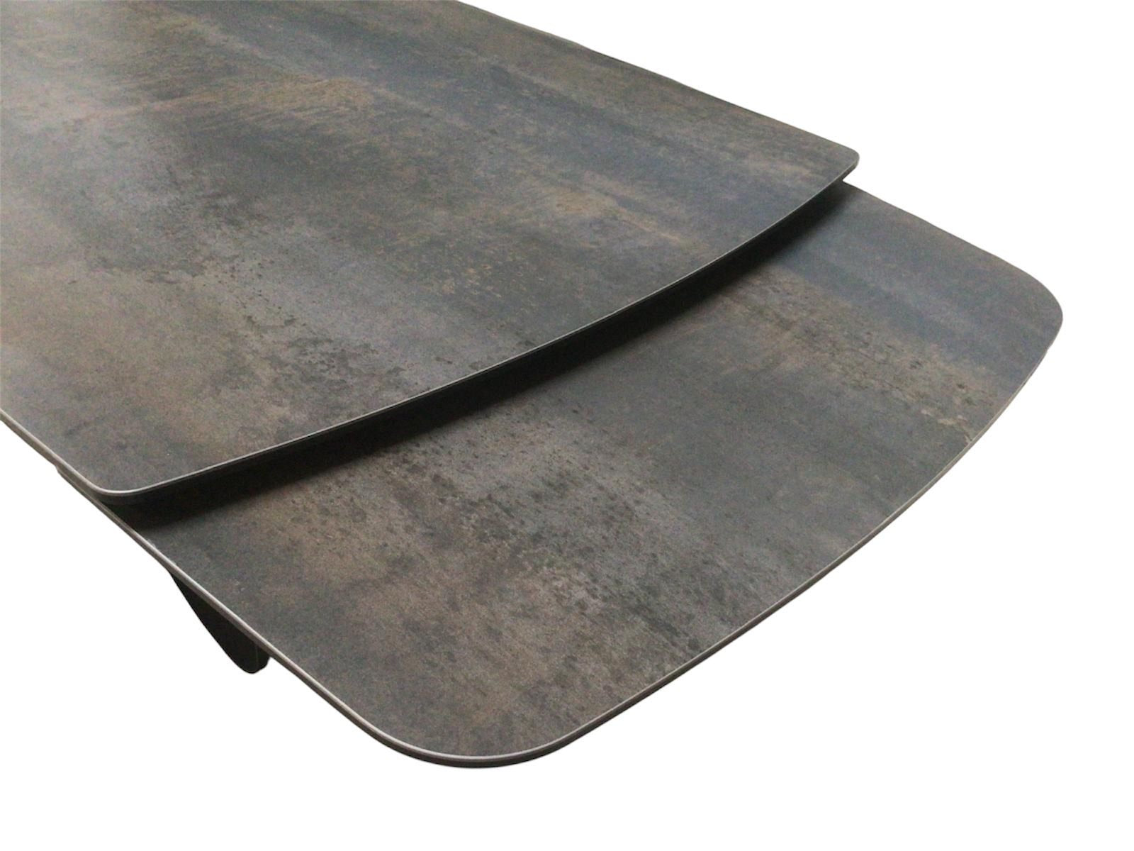 Milan Graphite Ceramic 2m / 2.8m Extension Dining Table