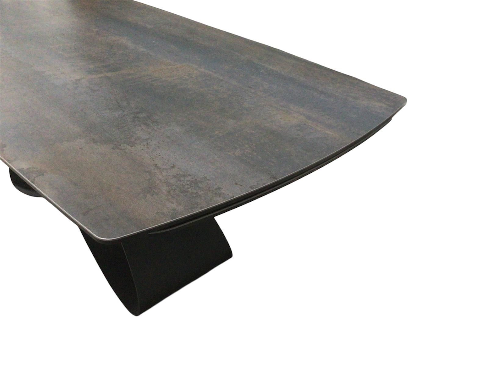 Milan Graphite Ceramic 2m / 2.8m Extension Dining Table