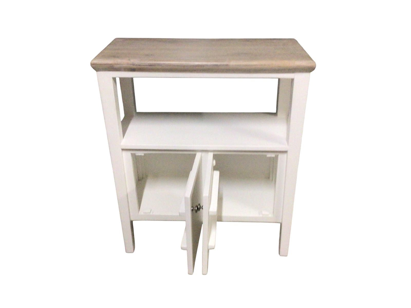 Mia Small Oak Sideboard painted Oxford White