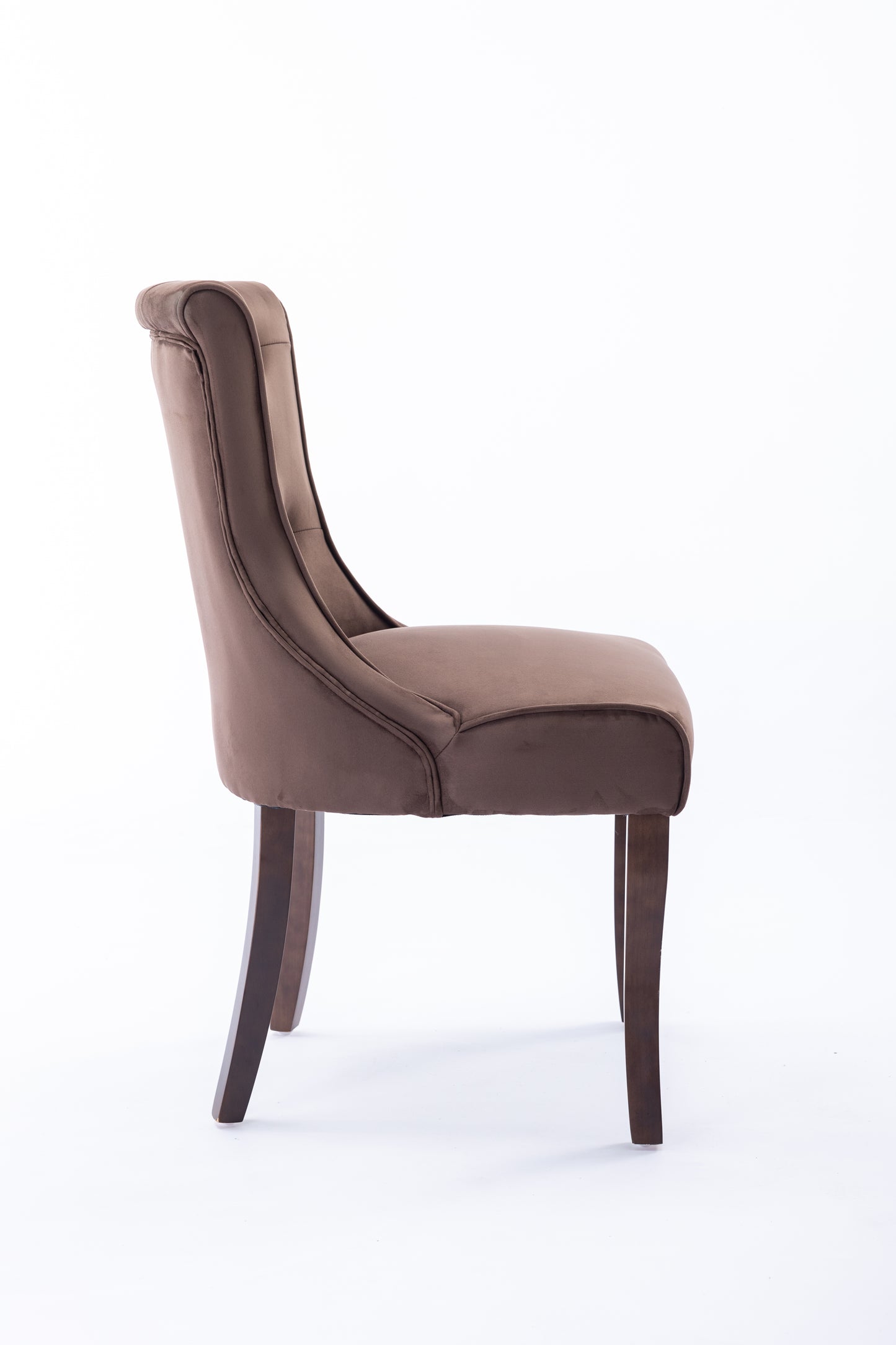 Kingston Brown Faux Suede Dining Chair