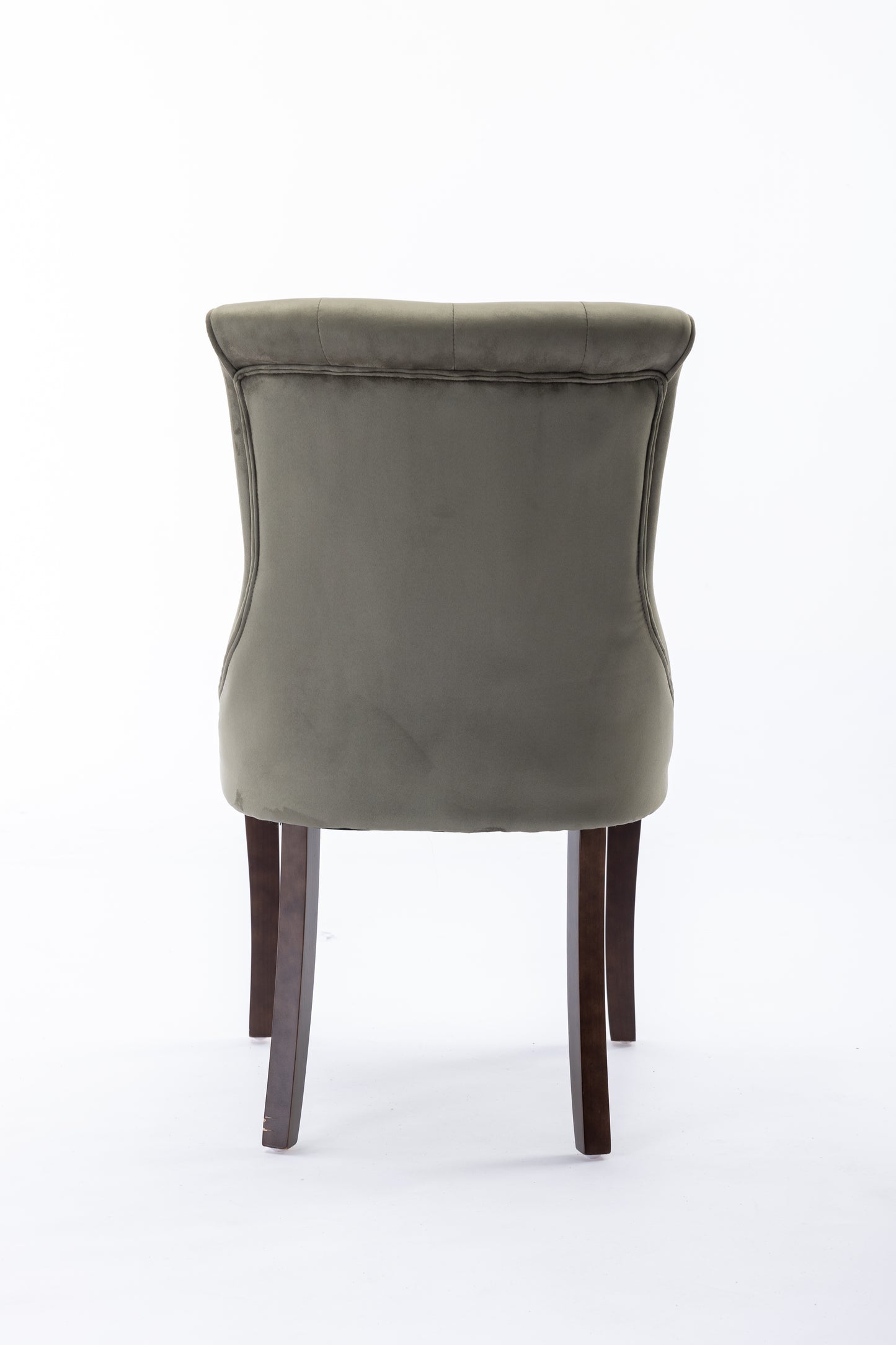 Kingston Olive Green Faux Suede Dining Chair