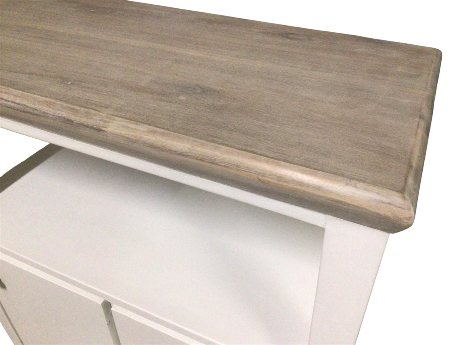 Mia Small Oak Sideboard painted Oxford White