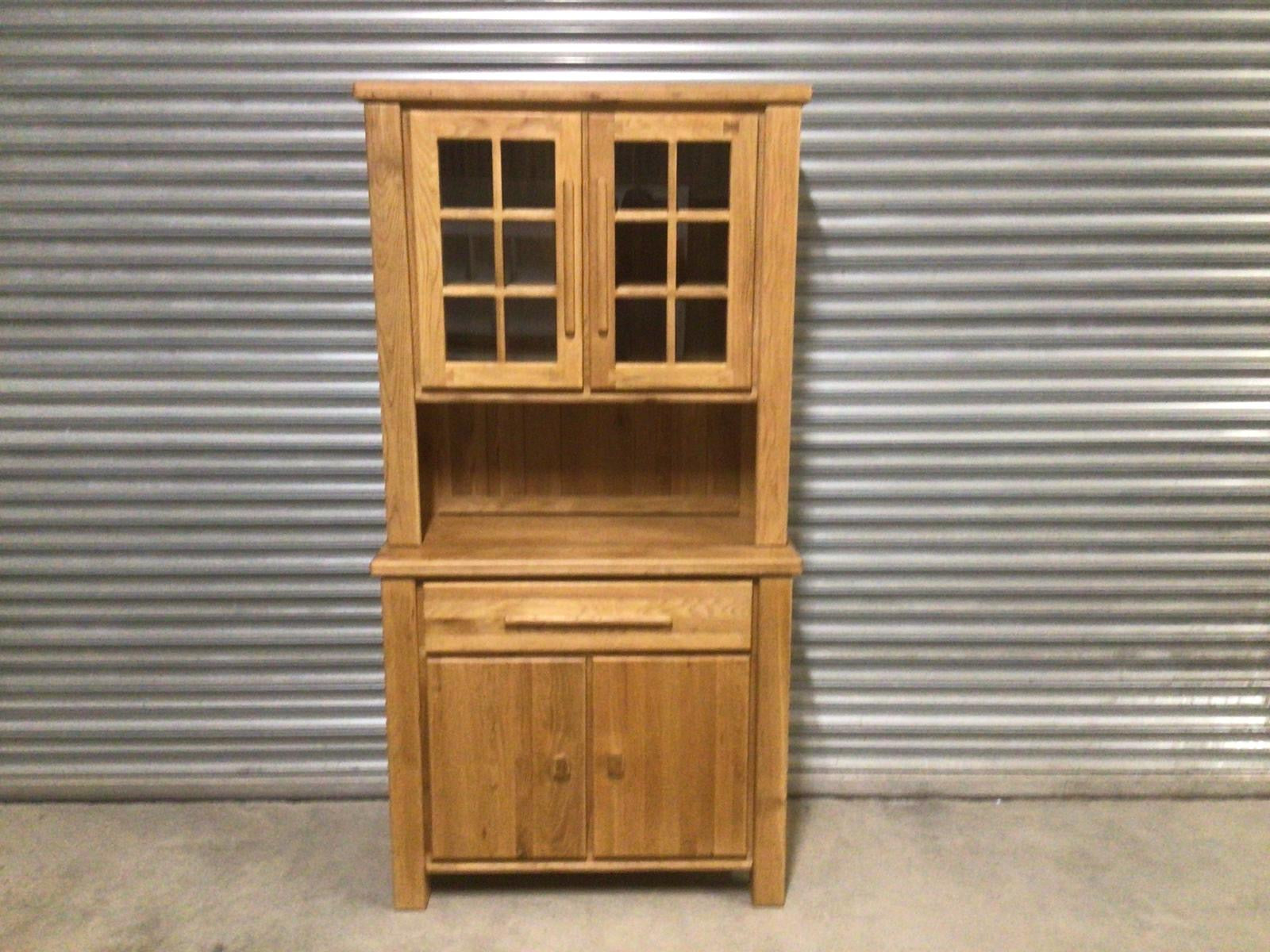 Tommy Oak Small Buffet Hutch