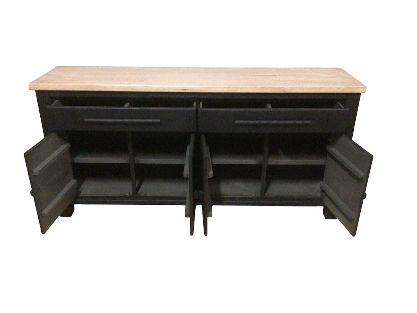 Tommy Large Oak Sideboard painted Black