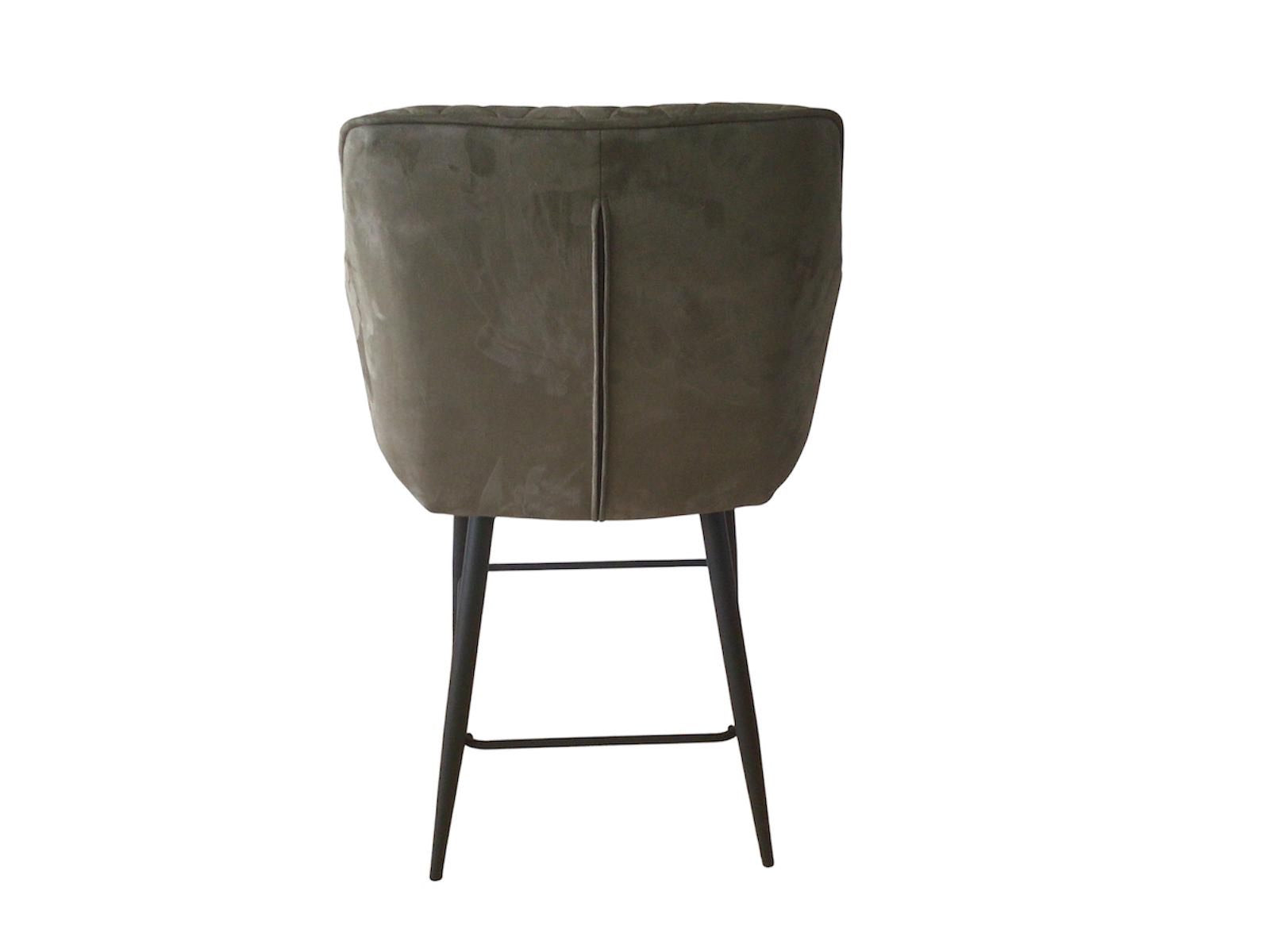 Clover Upholstered Bar Stool - Olive Green