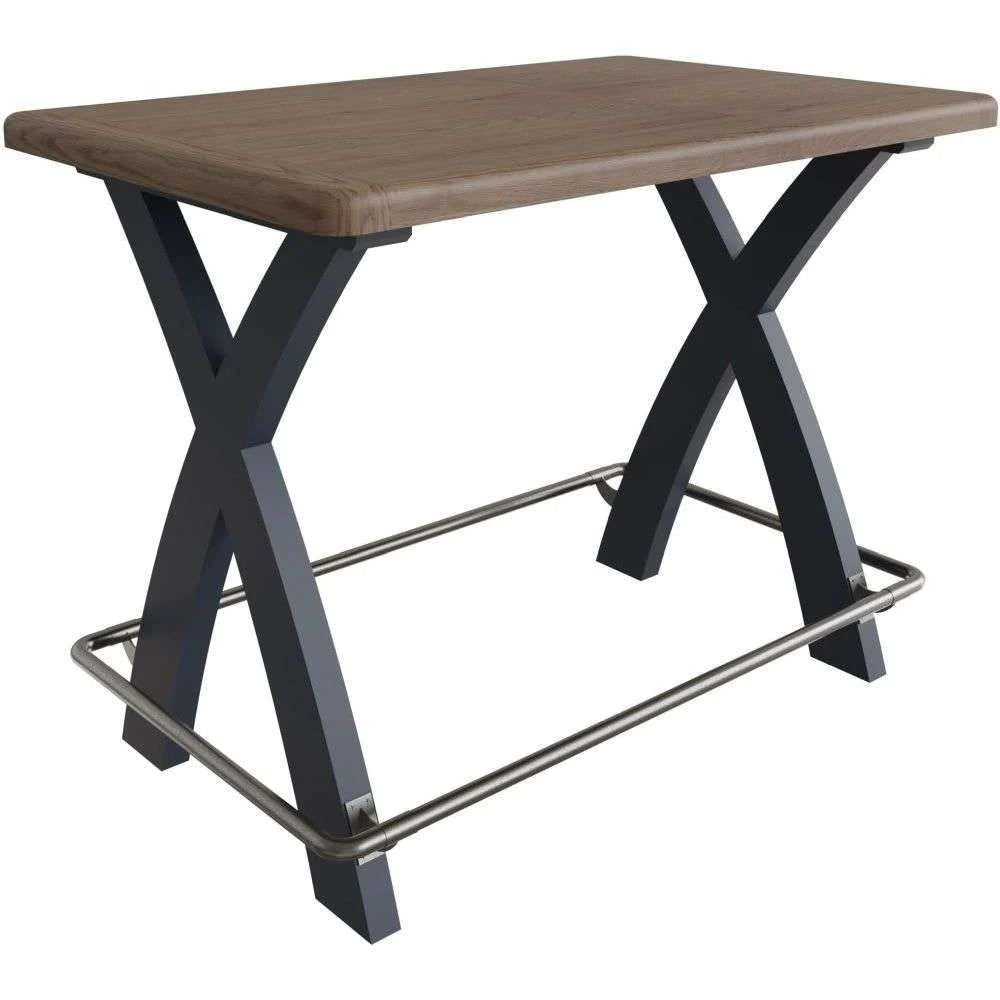 Jersey Smoked Oak Rectangular Bar Table