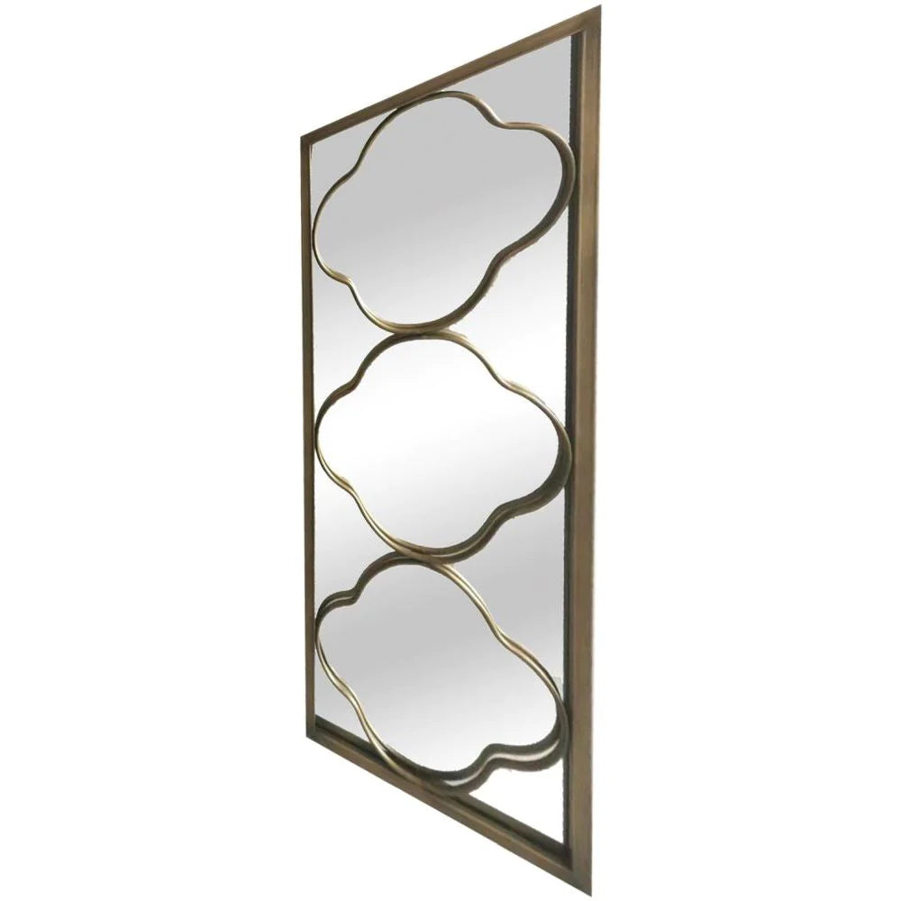 Gold Iron Framed Mirror - FC45