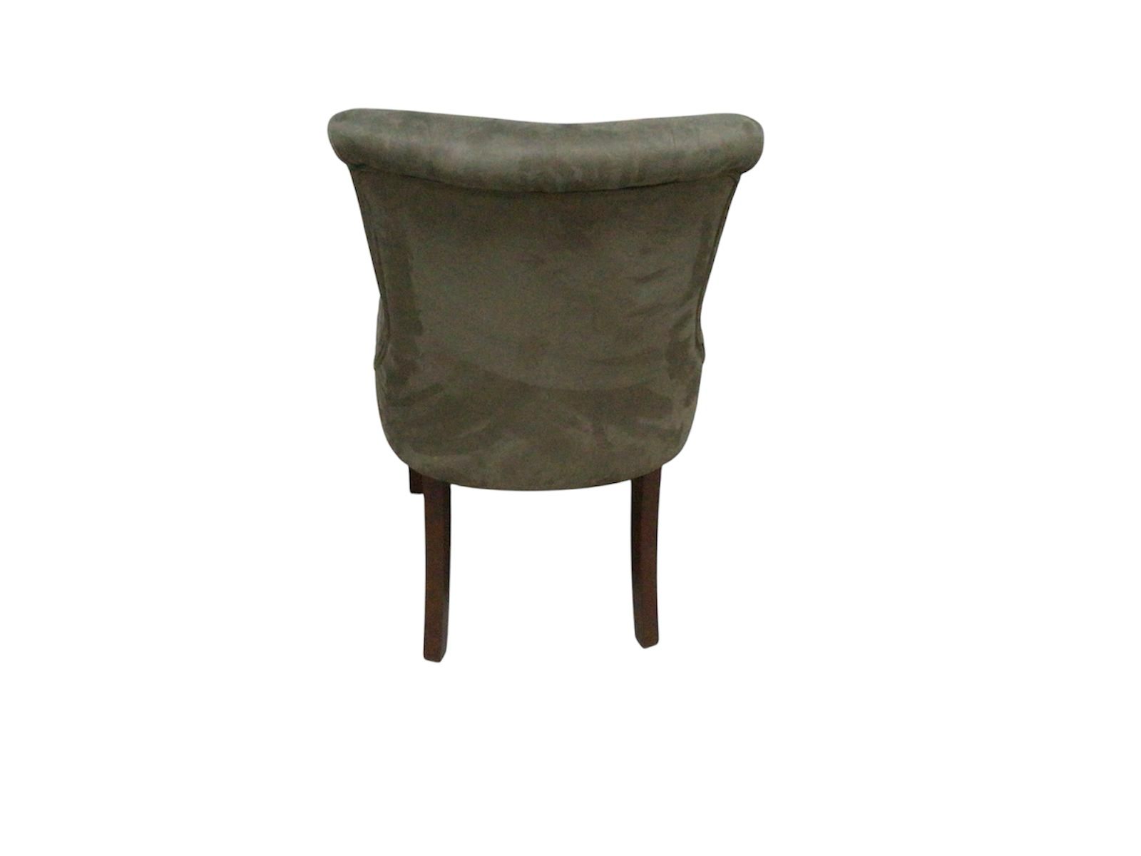 Kingston Olive Green Faux Suede Dining Chair