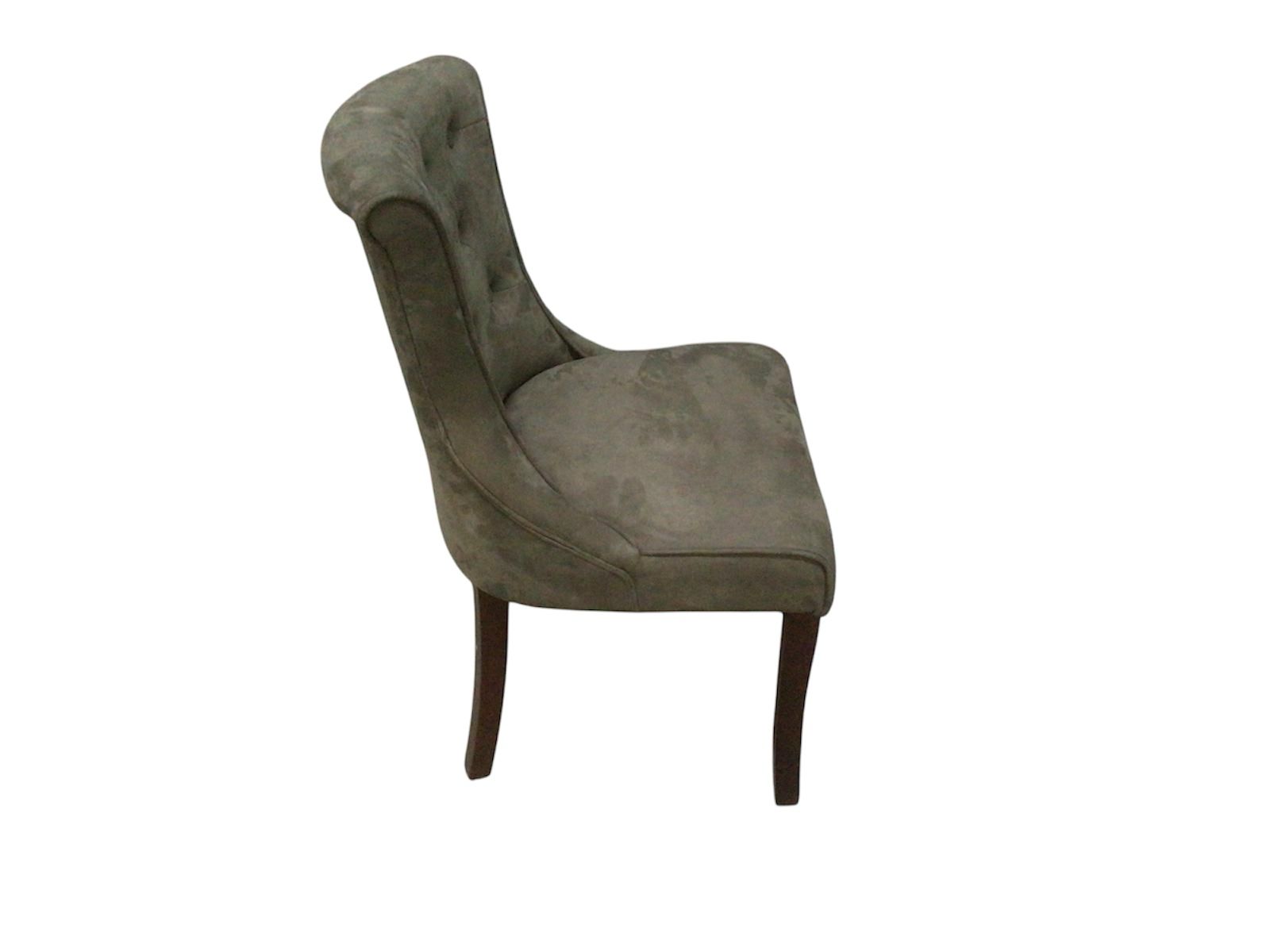 Kingston Olive Green Faux Suede Dining Chair