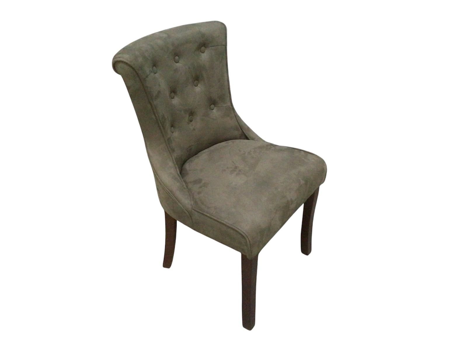 Kingston Olive Green Faux Suede Dining Chair