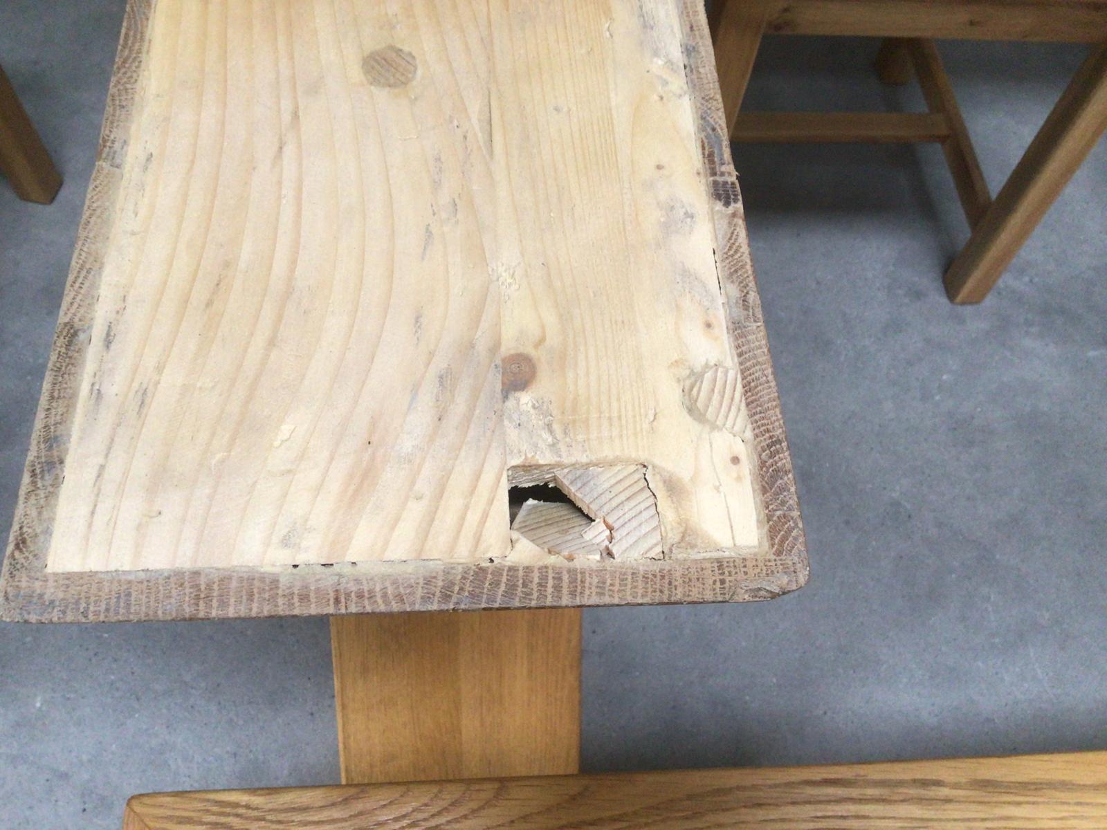 Maximus Oak 2.3m Dining Set - Ex Display Model