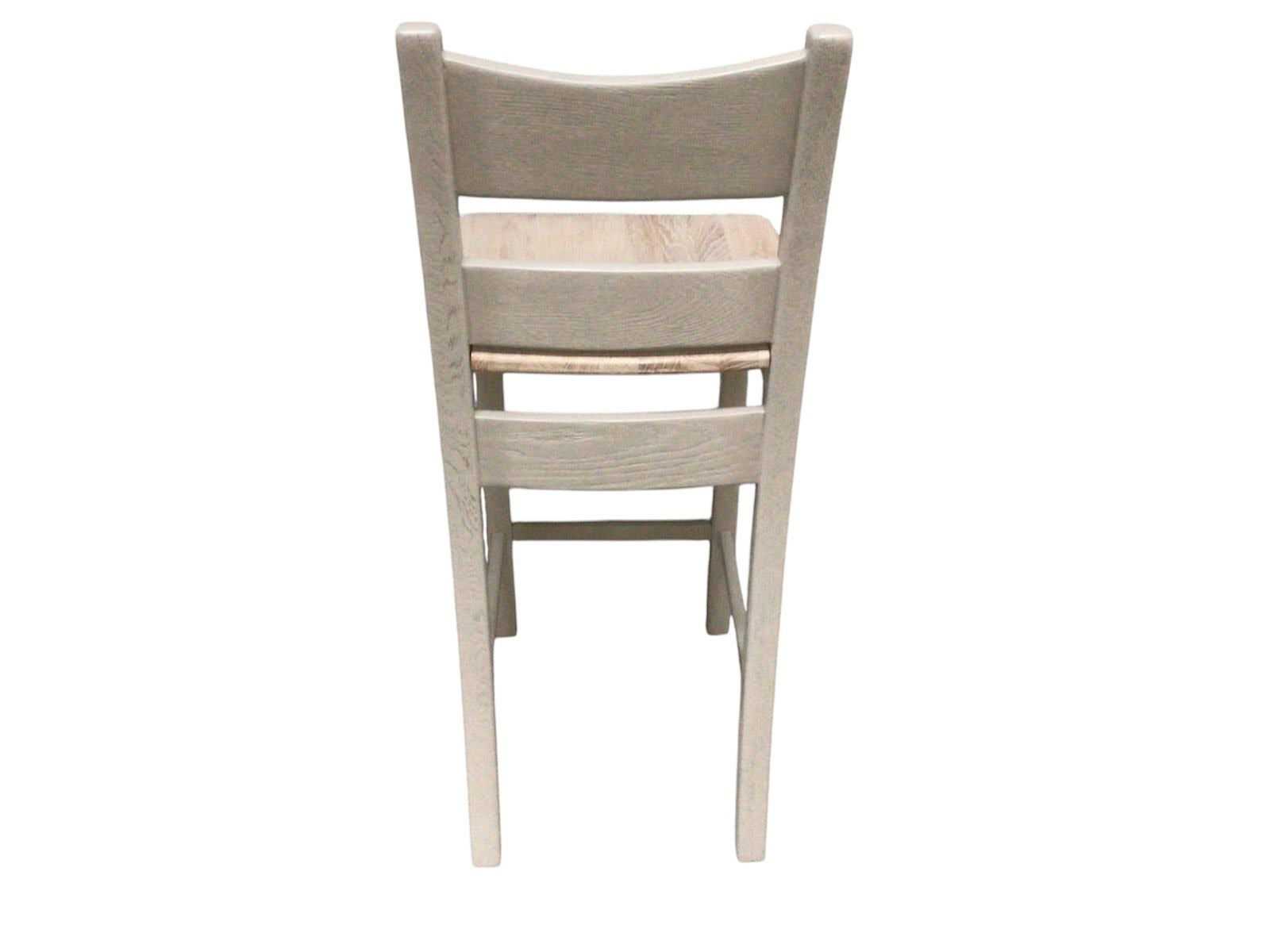 Danube Oak Bar Stool painted Oyster with Ciffa Finish
