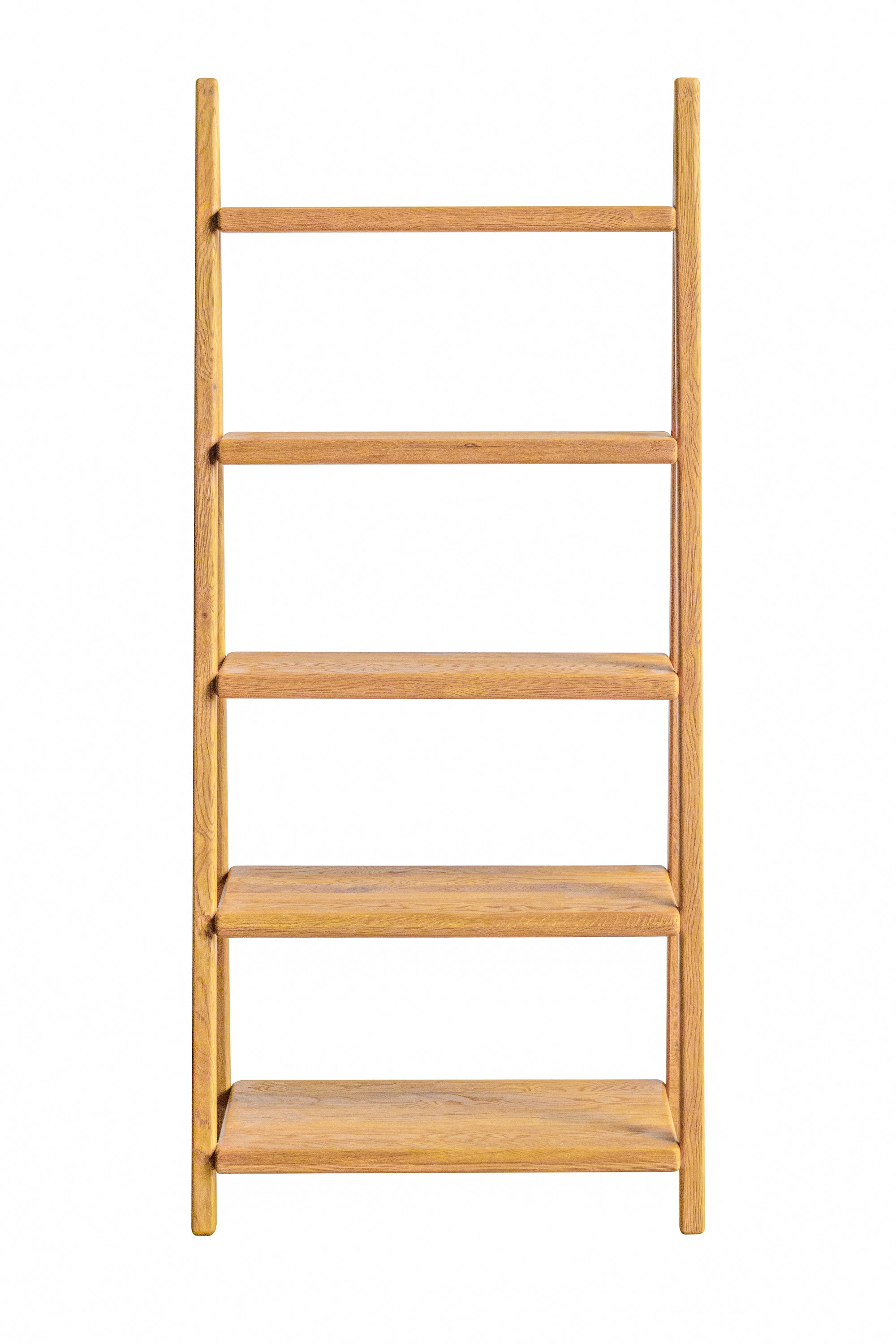 Tommy Oak Leaning Shelf