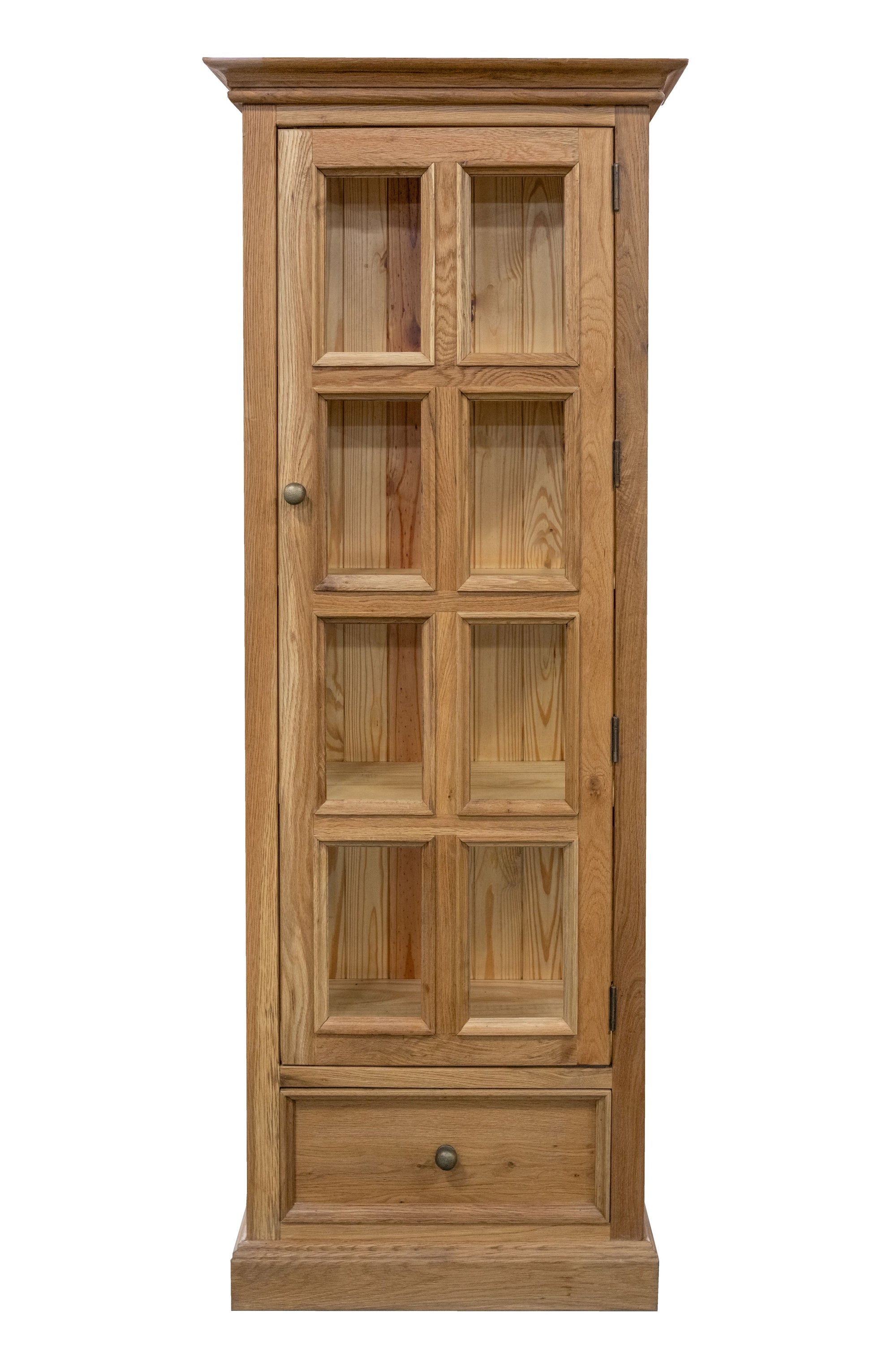 Versailles Oak Display Cabinet