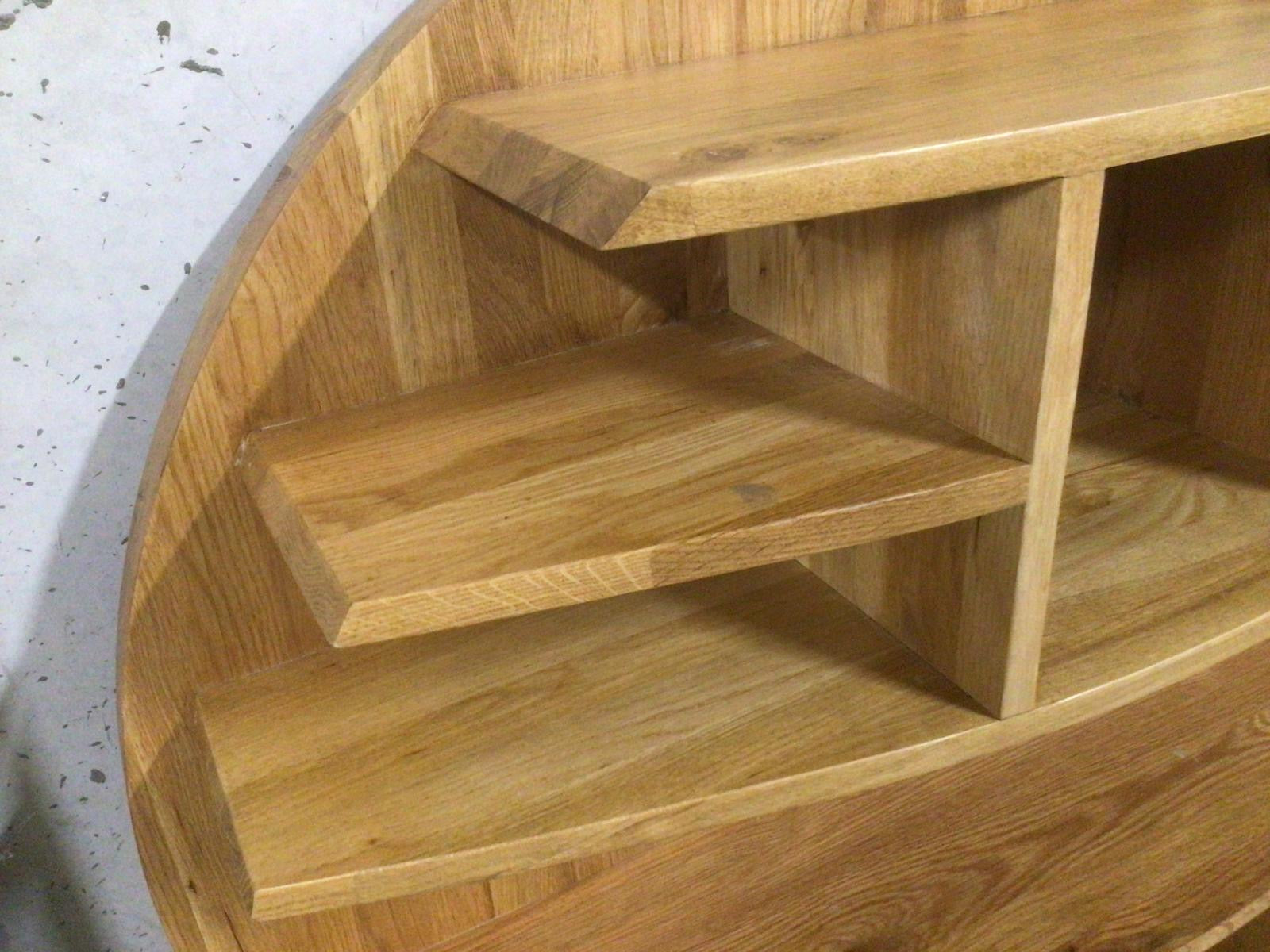 Zara Oak Wall Display Shelf