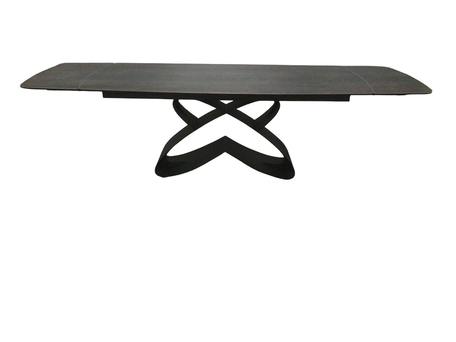 Milan Graphite Ceramic 2m / 2.8m Extension Dining Table