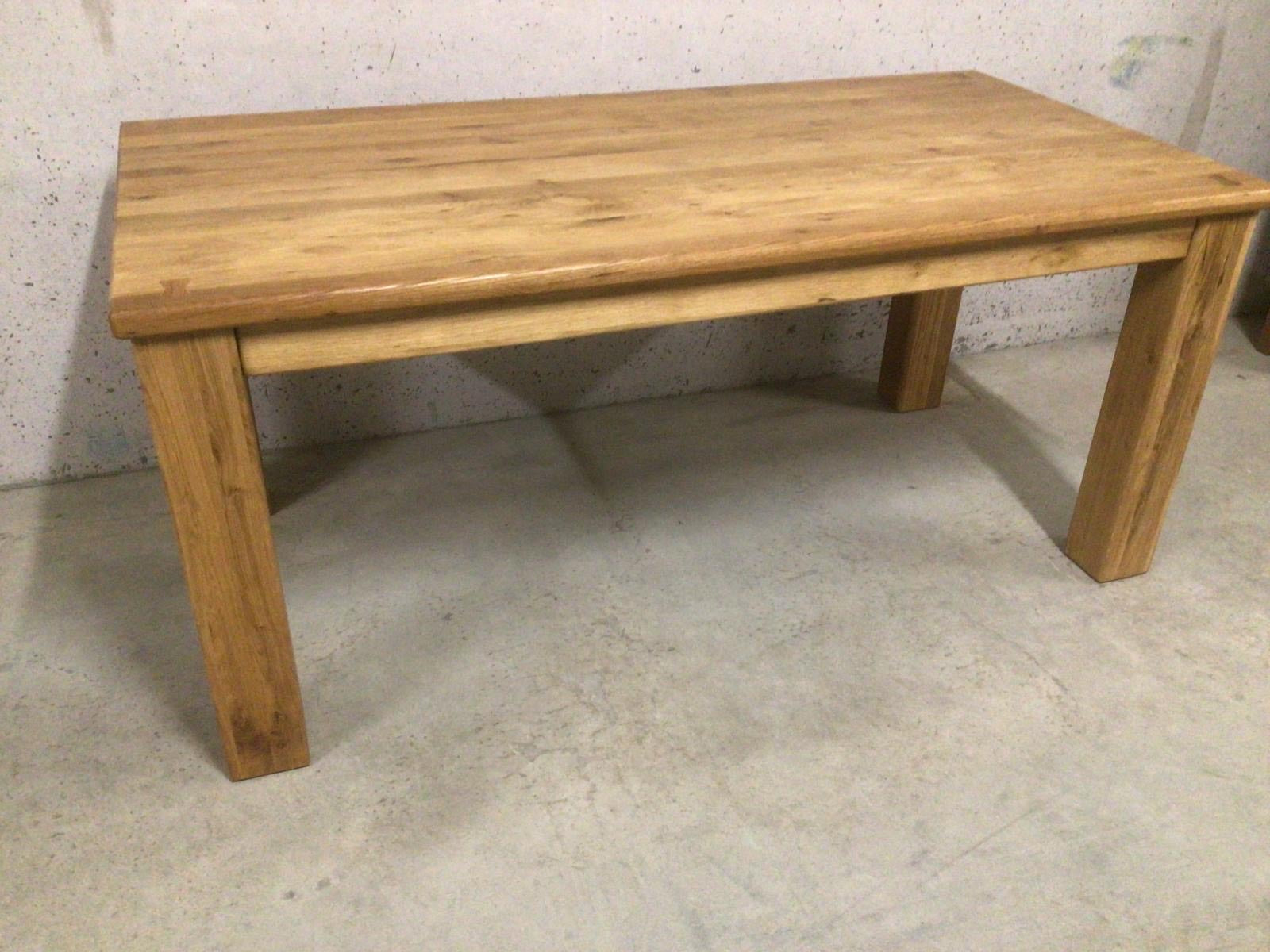 Tommy Solid Oak 2.3m Dining Table - Ex Display