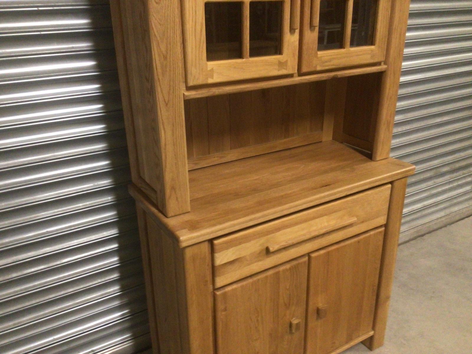 Tommy Oak Small Buffet Hutch