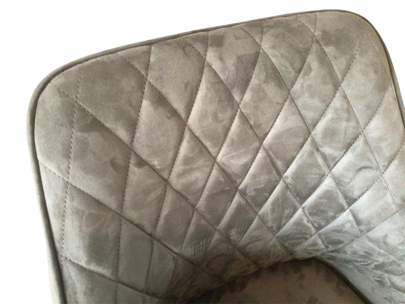 Clover Quilted Dining Chair - Olive Green