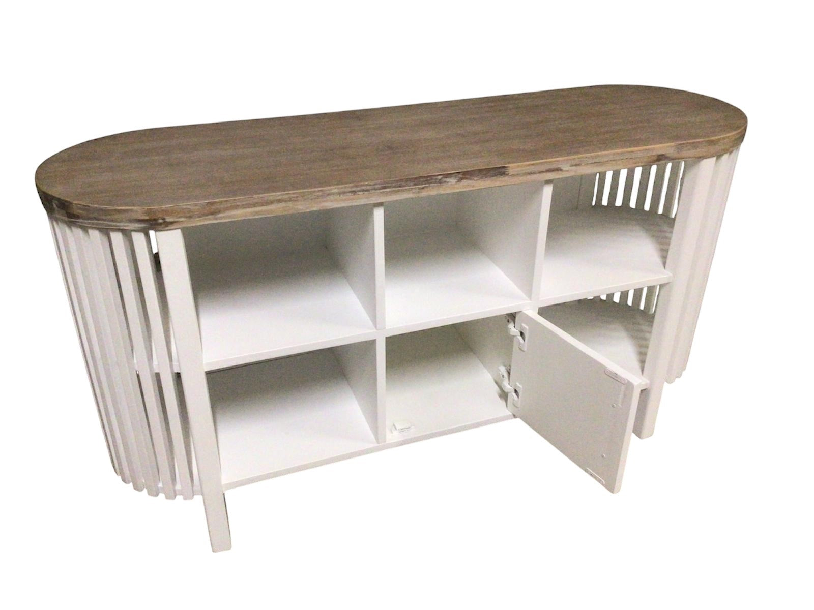 Evie Oak Sideboard painted Off-White / Ciffa