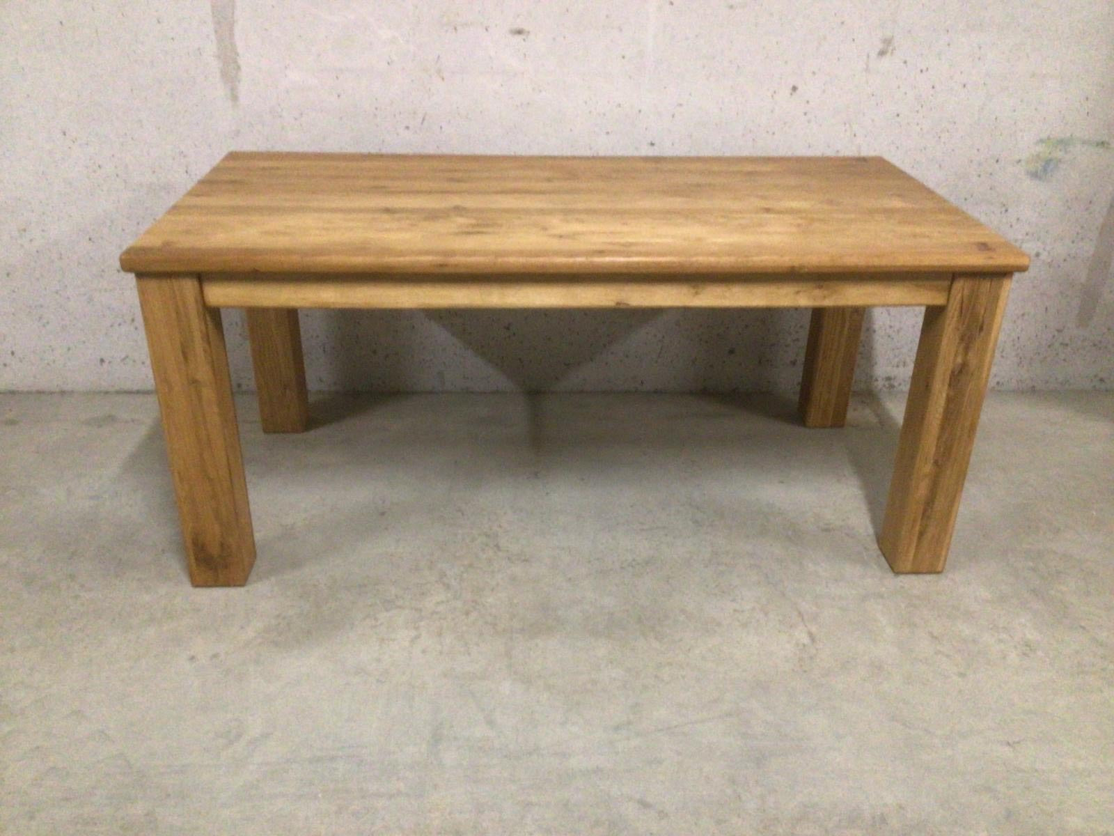 Tommy Solid Oak 2.3m Dining Table - Ex Display