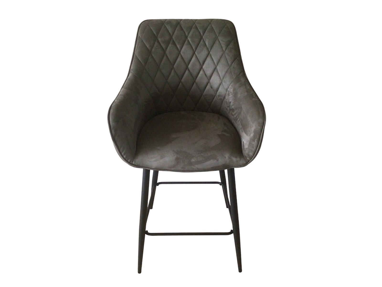 Clover Upholstered Bar Stool - Olive Green