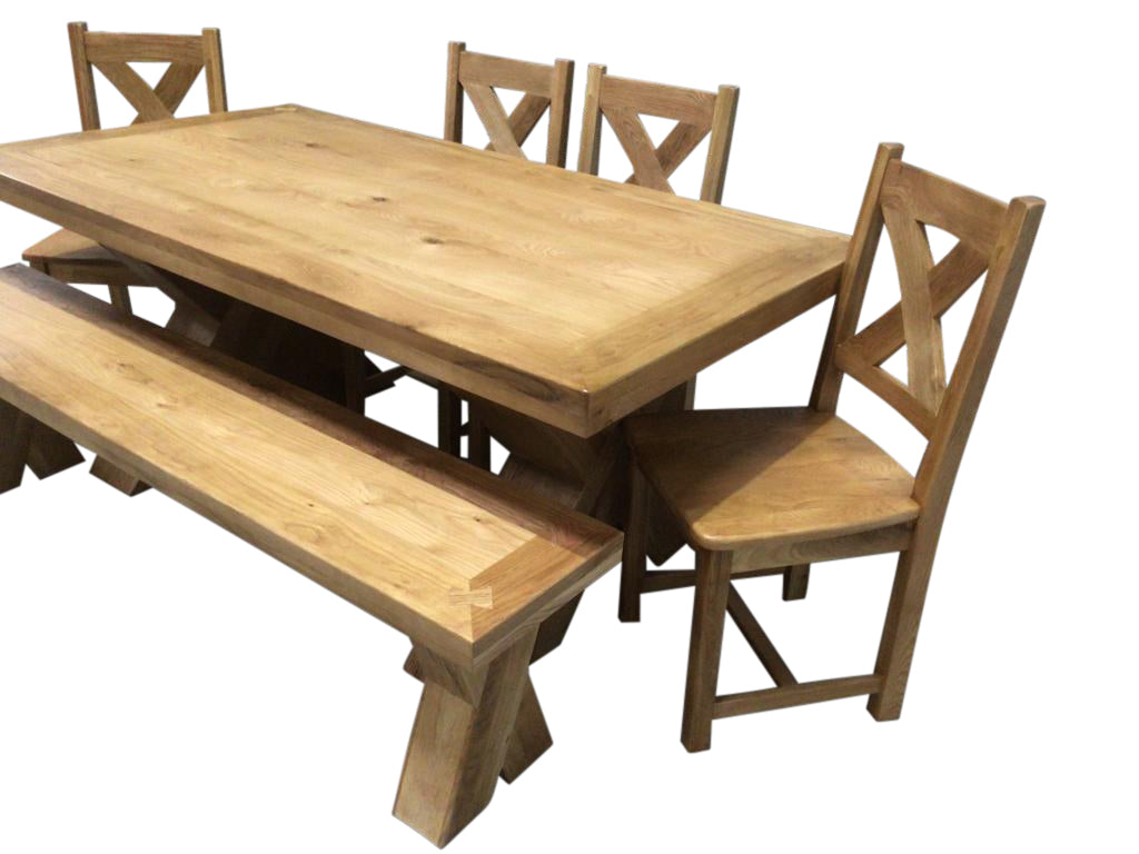 Maximus Oak 1.9m Dining Set