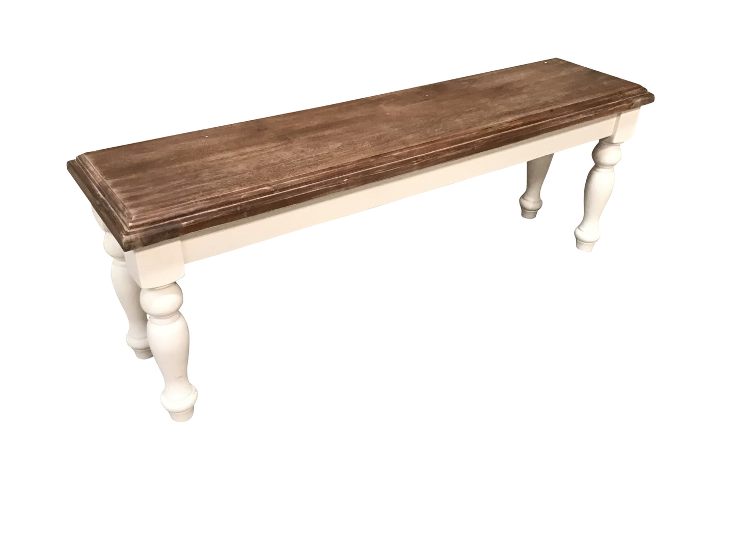 Biarritz 1.4m French Style Painted off-white Bench