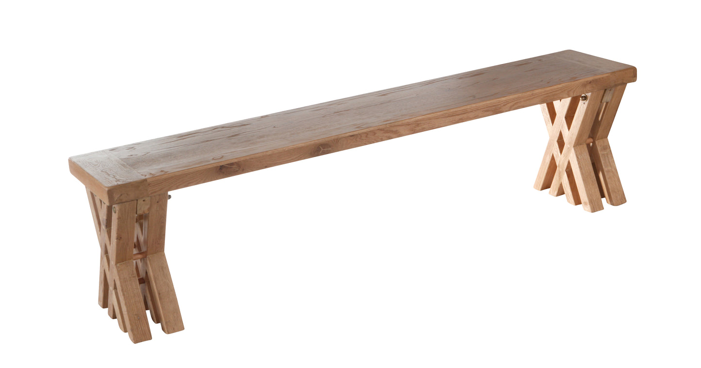 Cologne 2m Oak bench