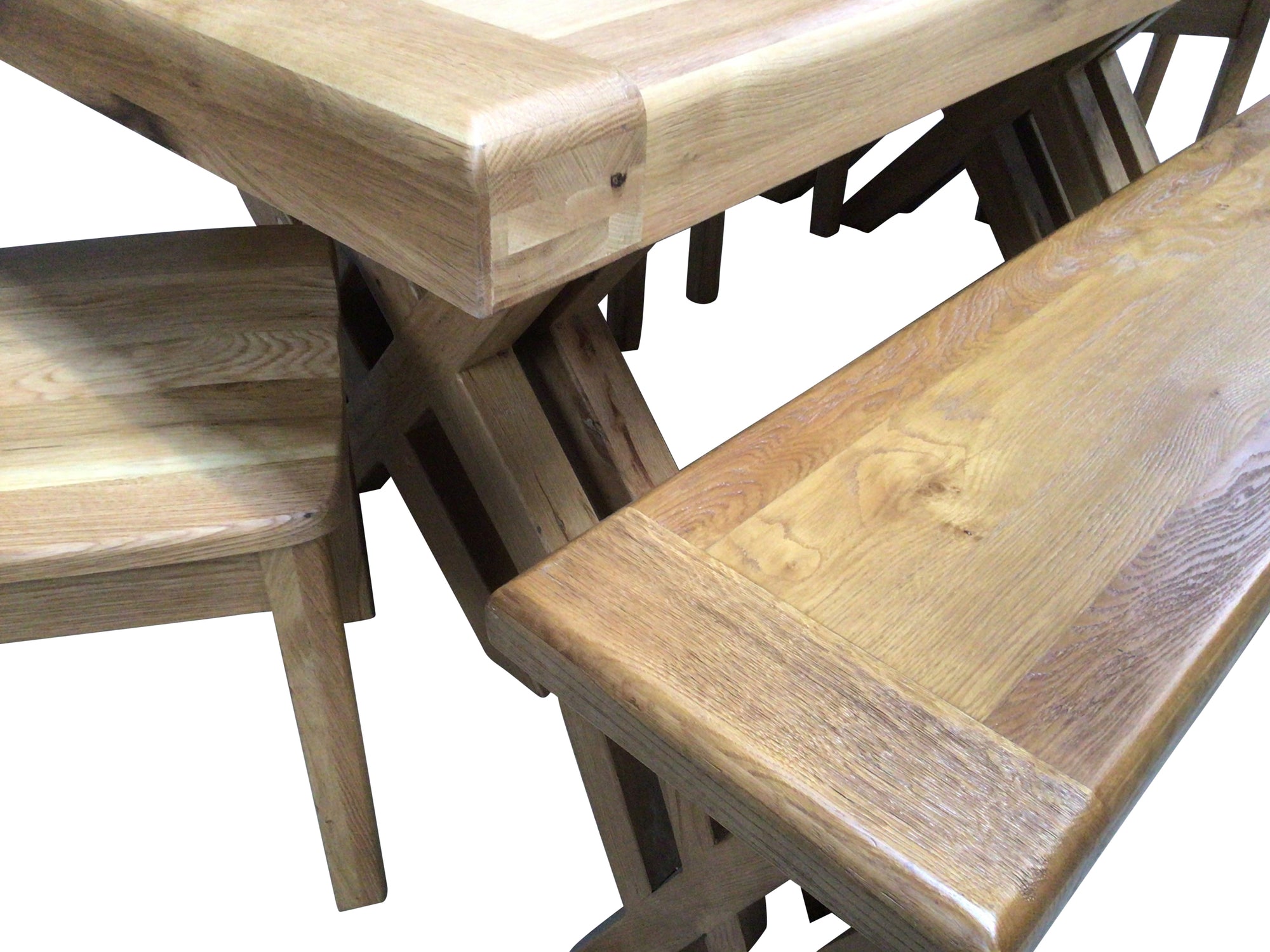 Cologne Oak 2m Dining Set