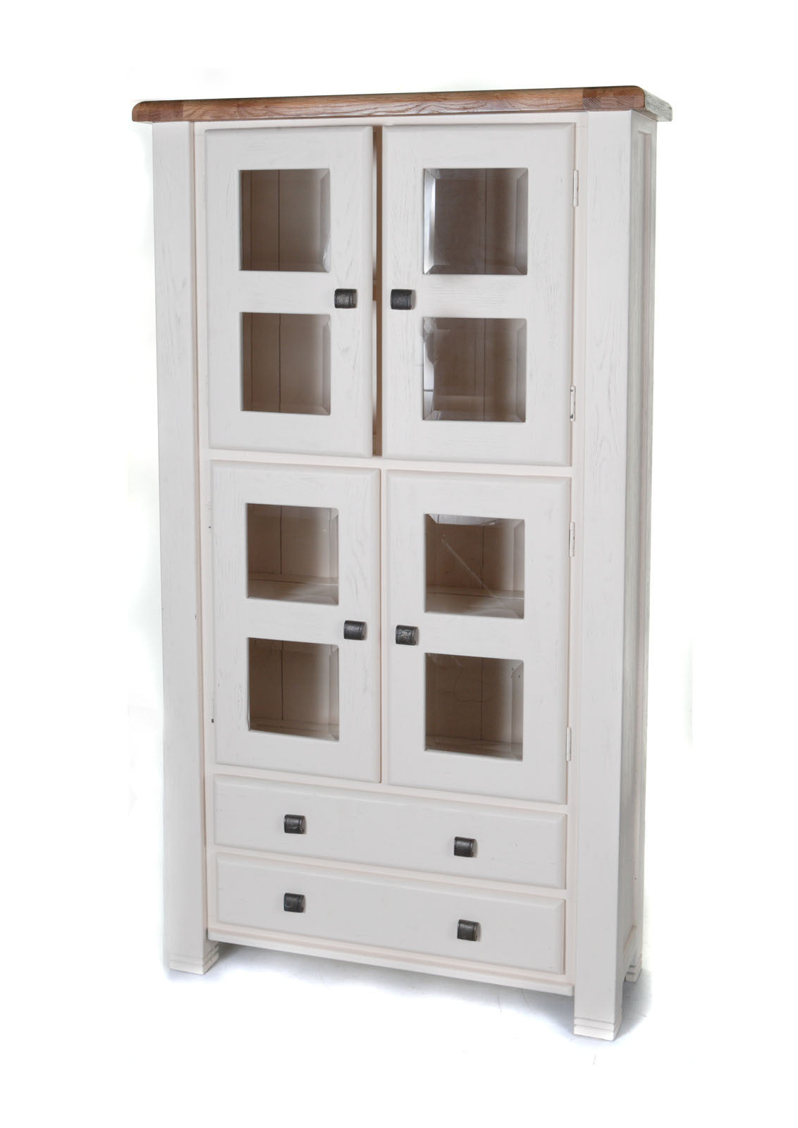 Danube oak white display cabinet by Furniture Clearance - discounted furniture for Ireland