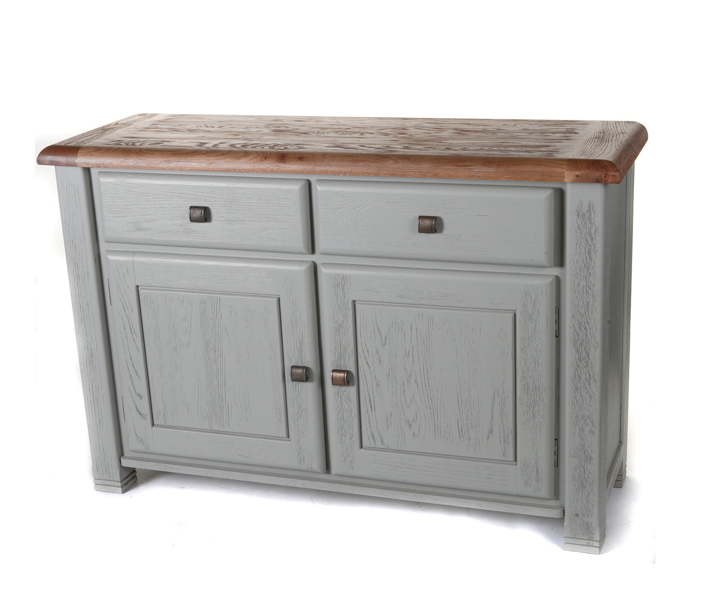 Danube Oak 1.35m Sideboard painted French Grey