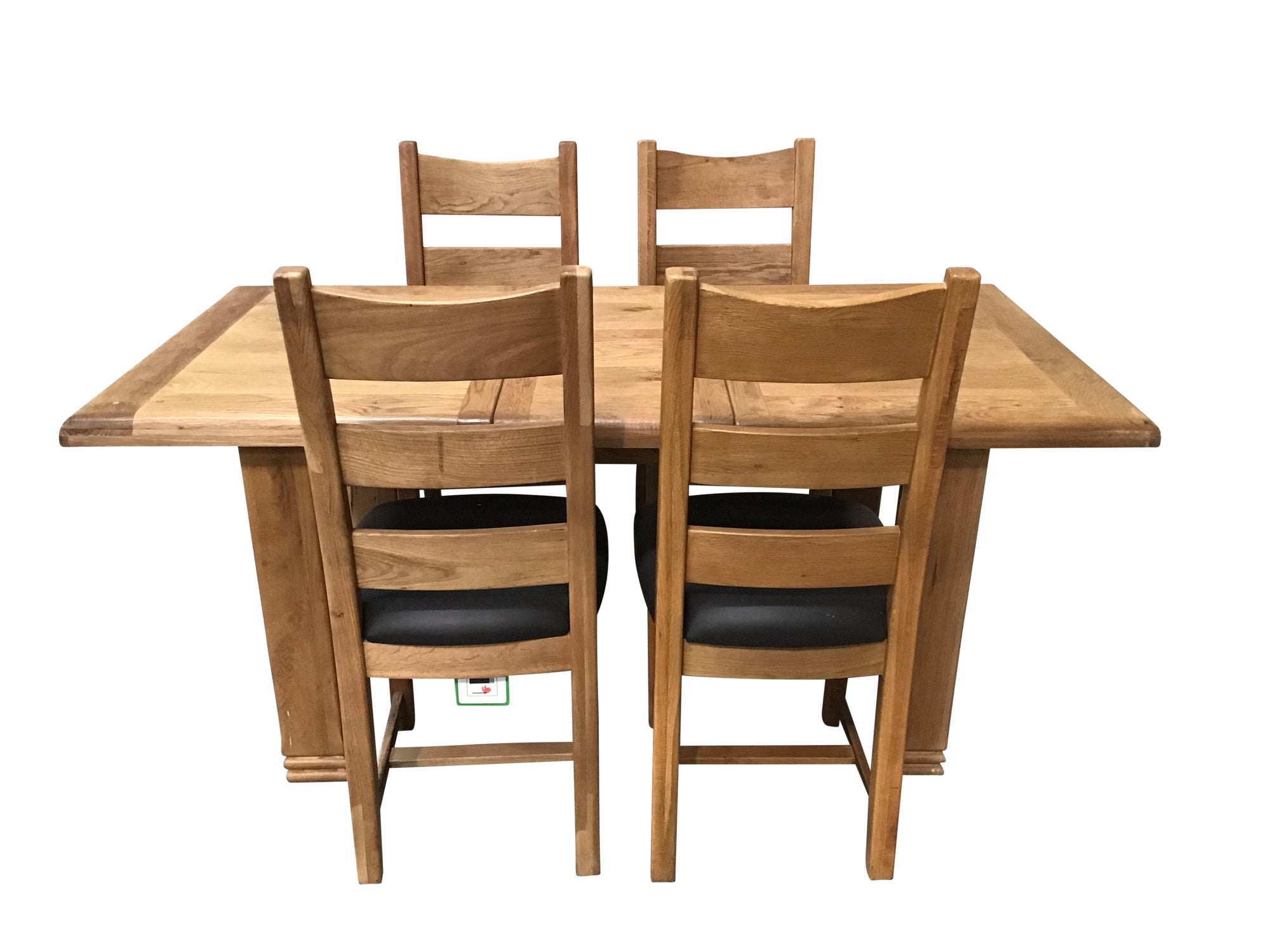 Danube Oak 1.4m Extension Dining Set