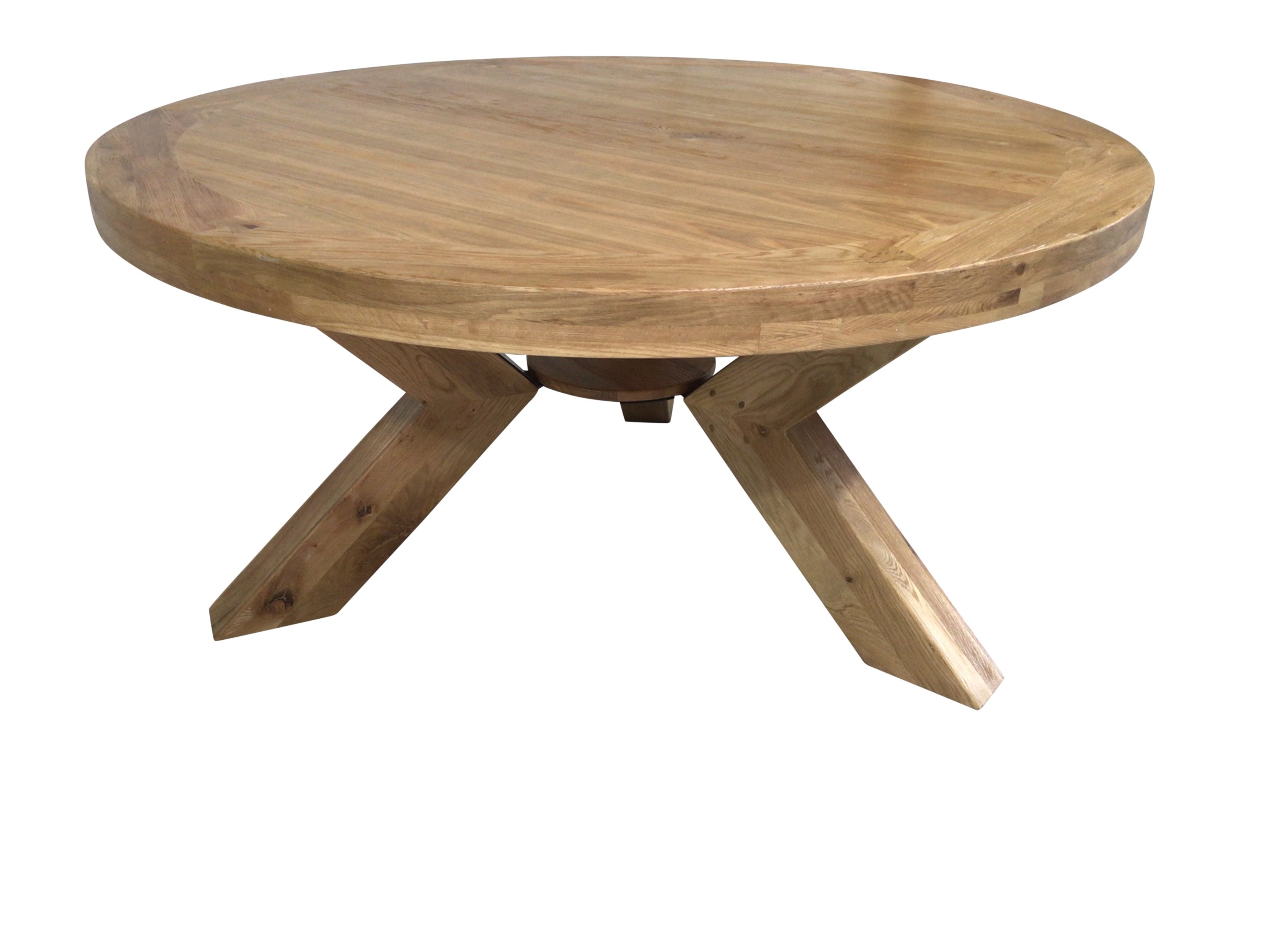 Maximus Oak 1.6m Round Dining Table Furnitureclearance.ie