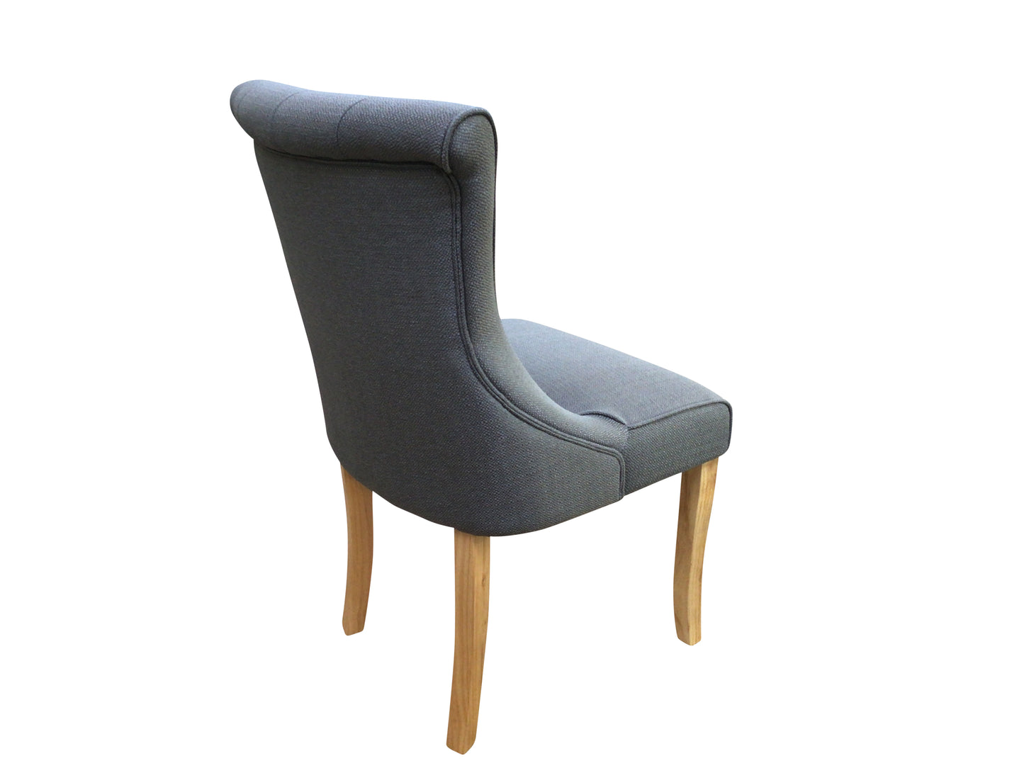 Kingston Cement Grey Linen Dining Chair