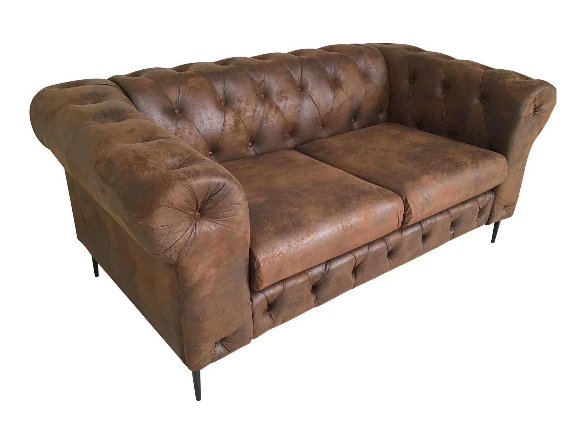 Portland Brown Large 2 Seater Sofa - PRE-ORDER