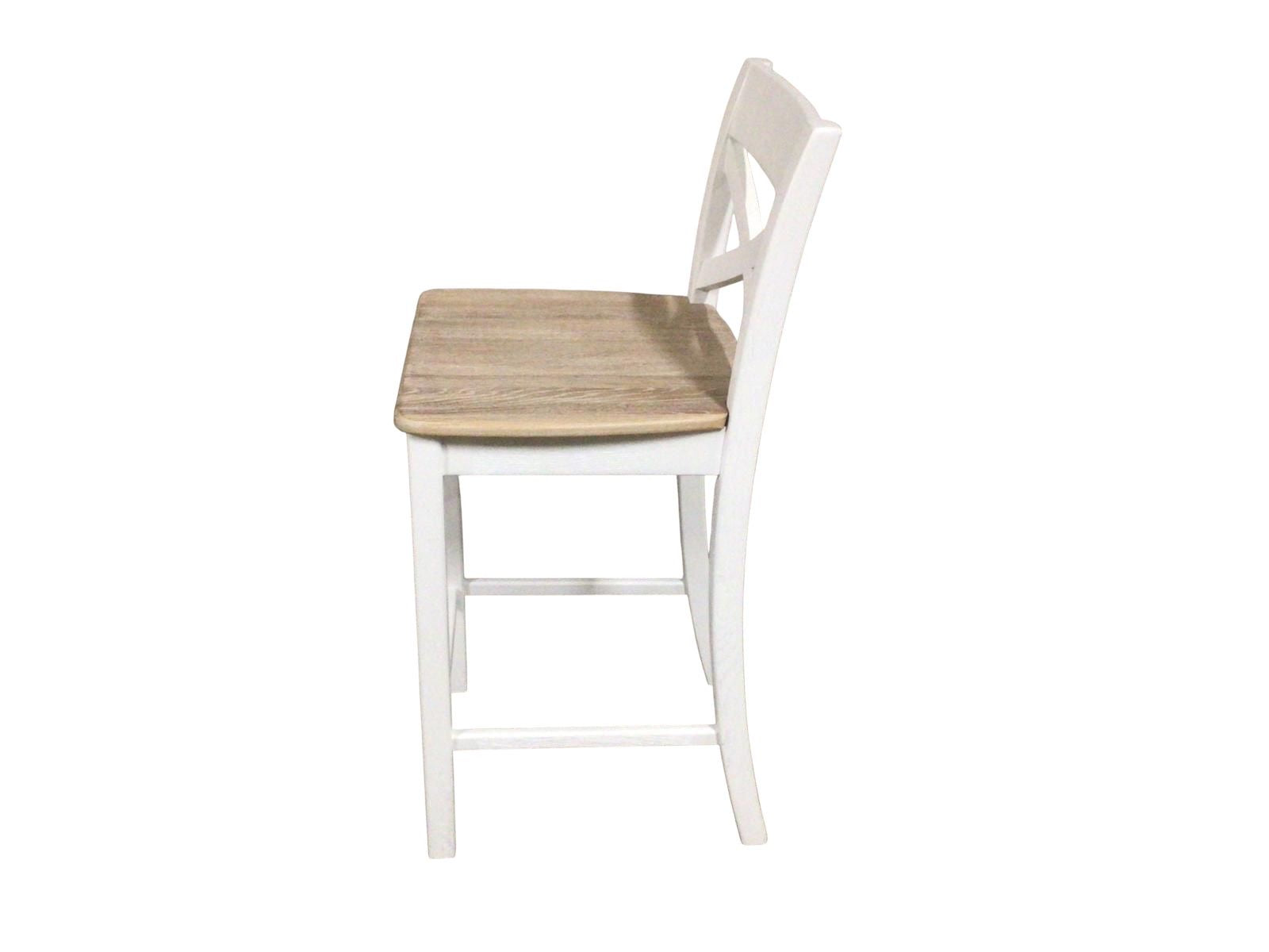 Maximus Oak Bar Stool painted Off-White