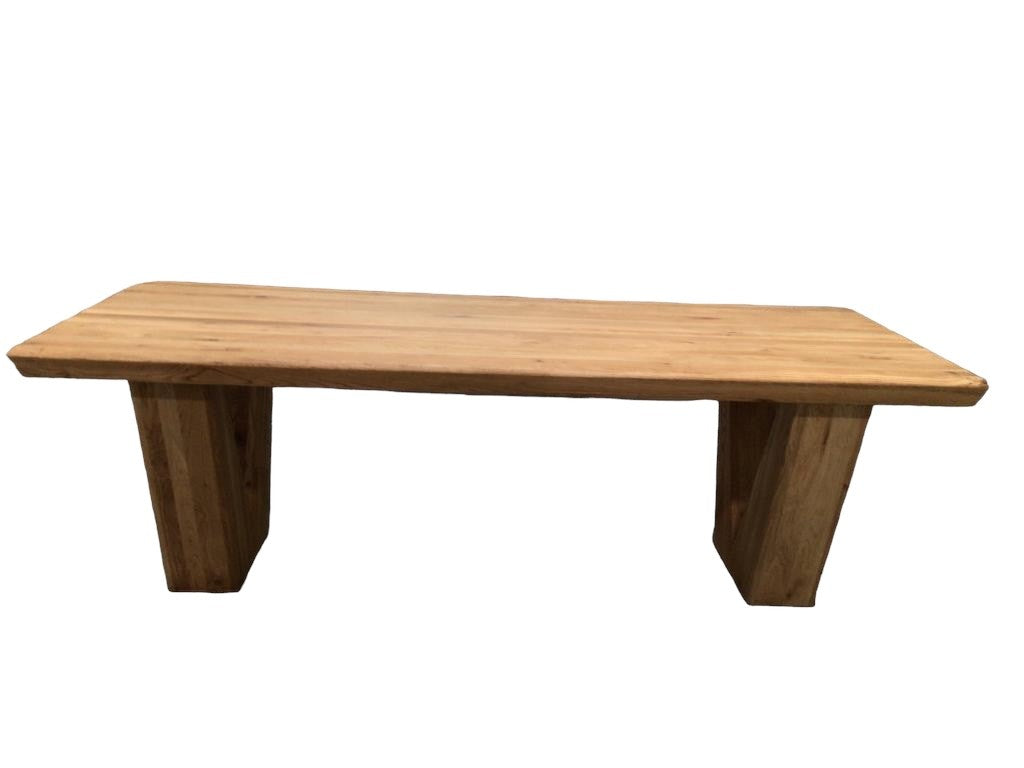 Tana 2.4m Solid Oak Dining Table - Sample Model
