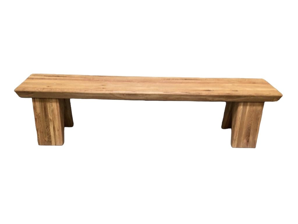 Tana Solid Oak 2m Bench - Sample Model
