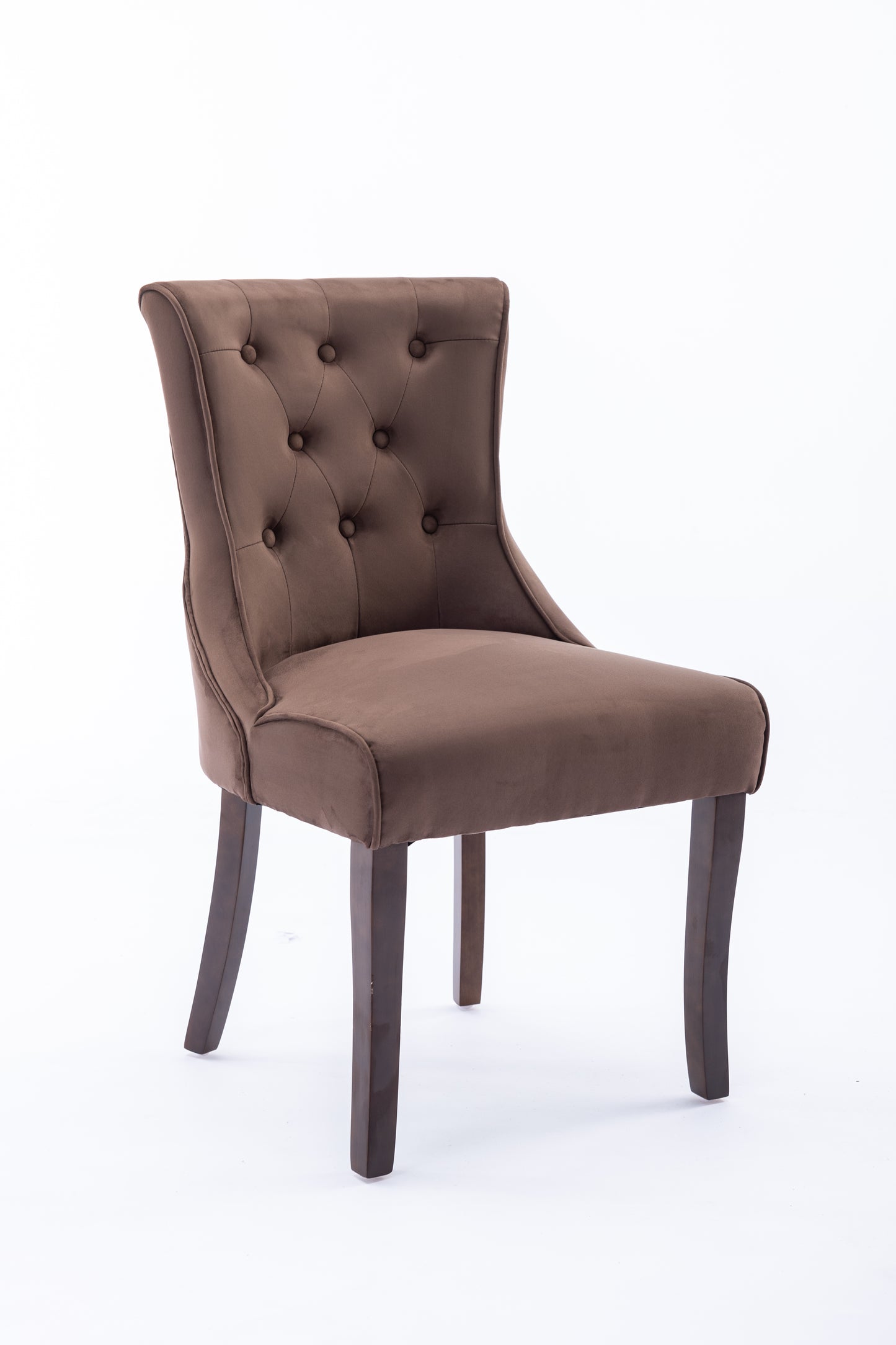 Kingston Brown Faux Suede Dining Chair