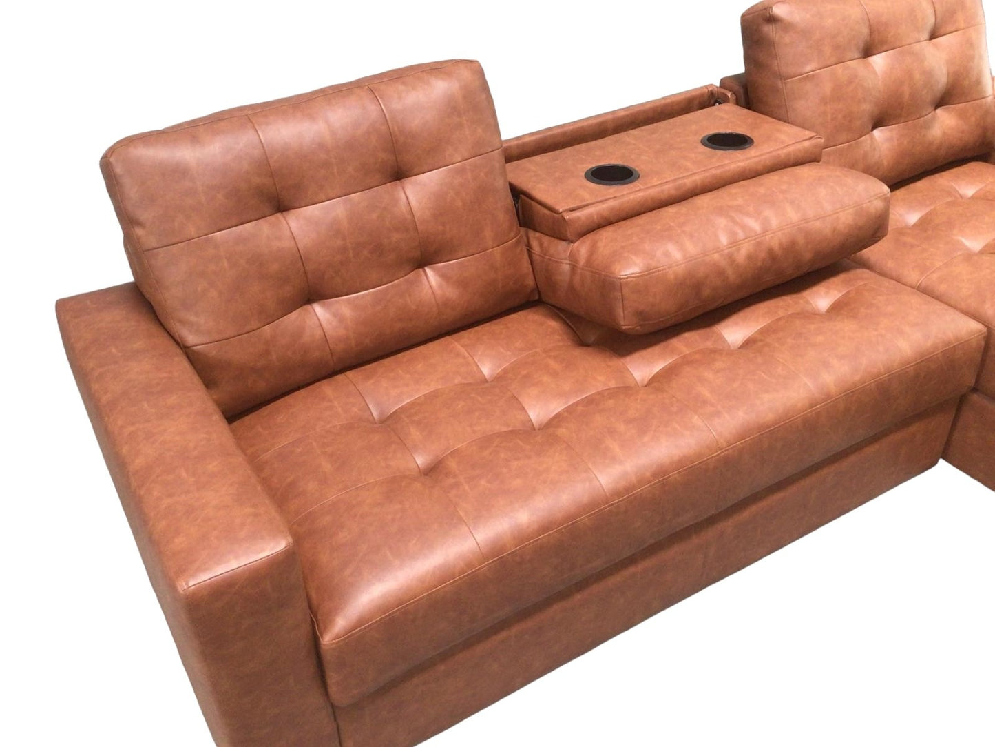 Oldtown Tan Corner Sofa