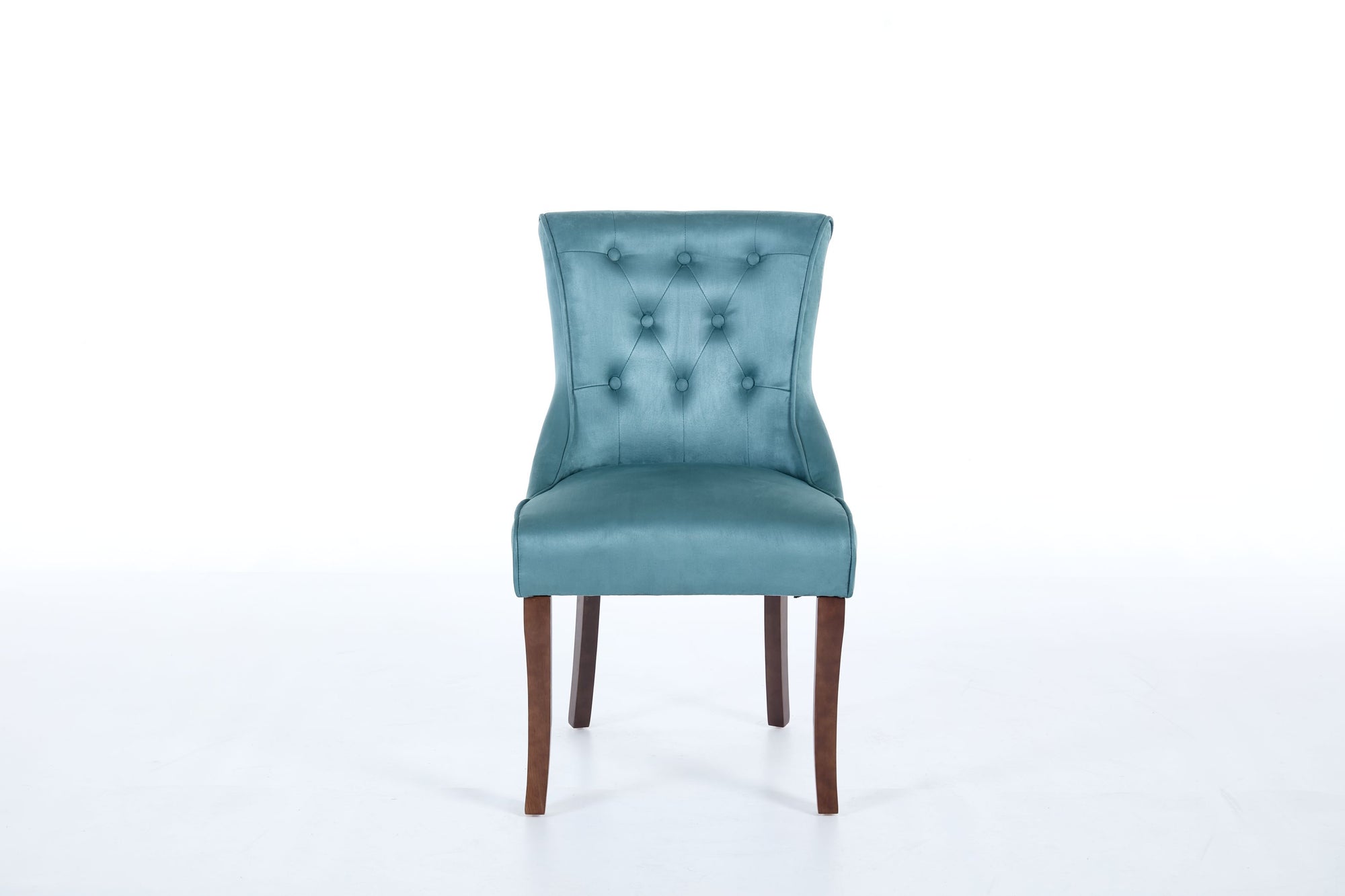 Kingston Teal Faux Suede Dining Chair