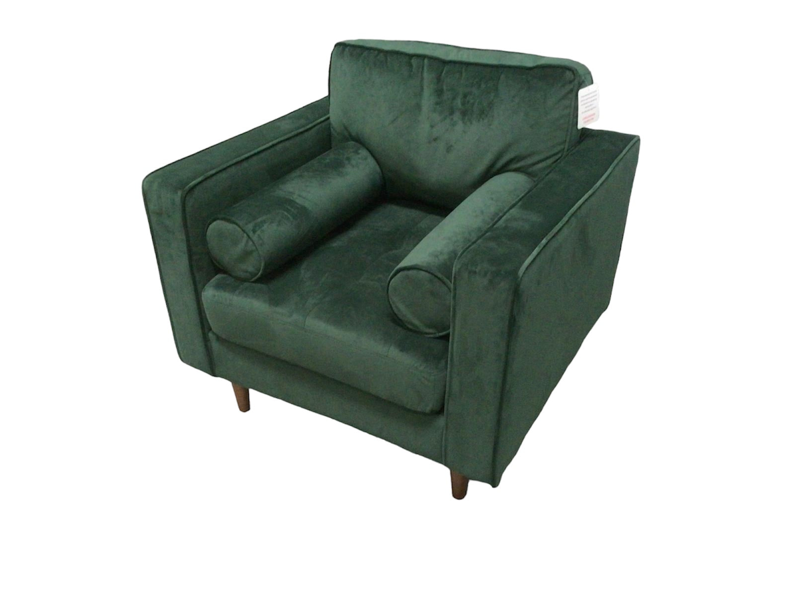 Hudson Green Velvet Arm Chair