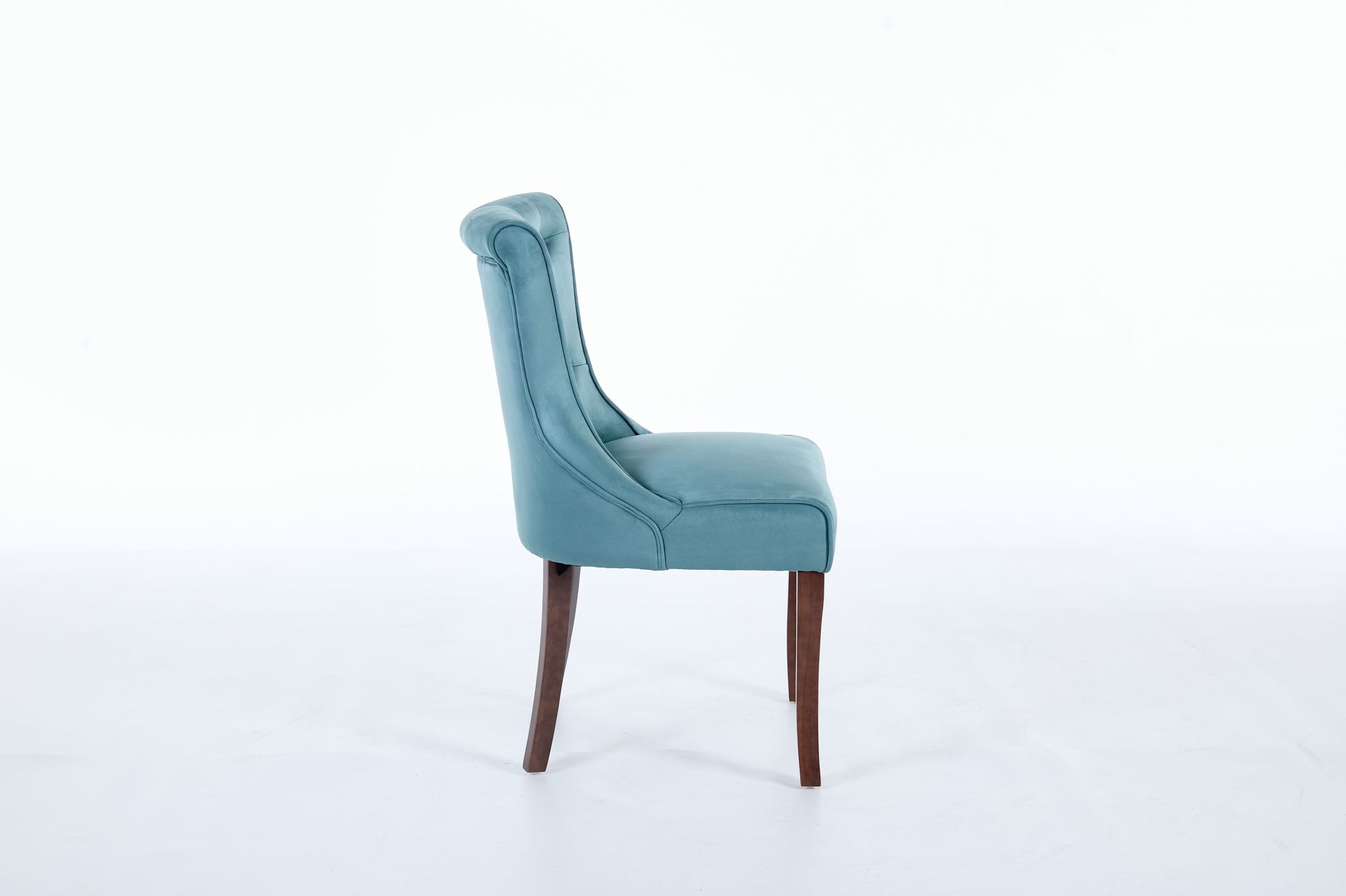 Kingston Teal Faux Suede Dining Chair