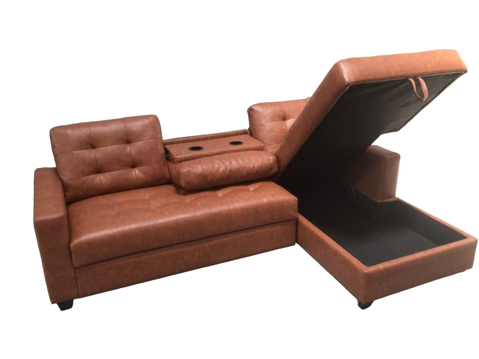 Oldtown Tan Corner Sofa