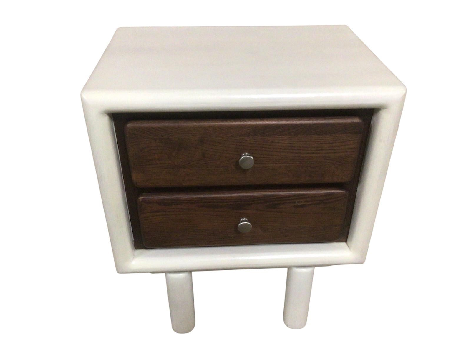 Jessie Oak Bedside Locker painted
