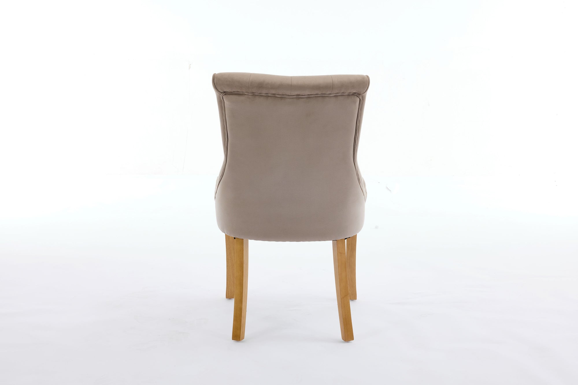 Kingston Taupe Faux Suede Dining Chair