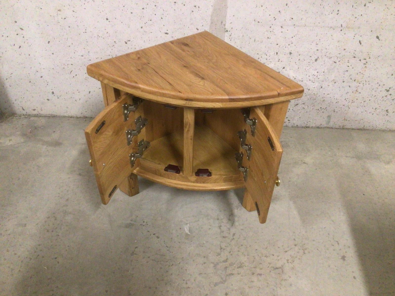 Loire Oak Small Corner Unit